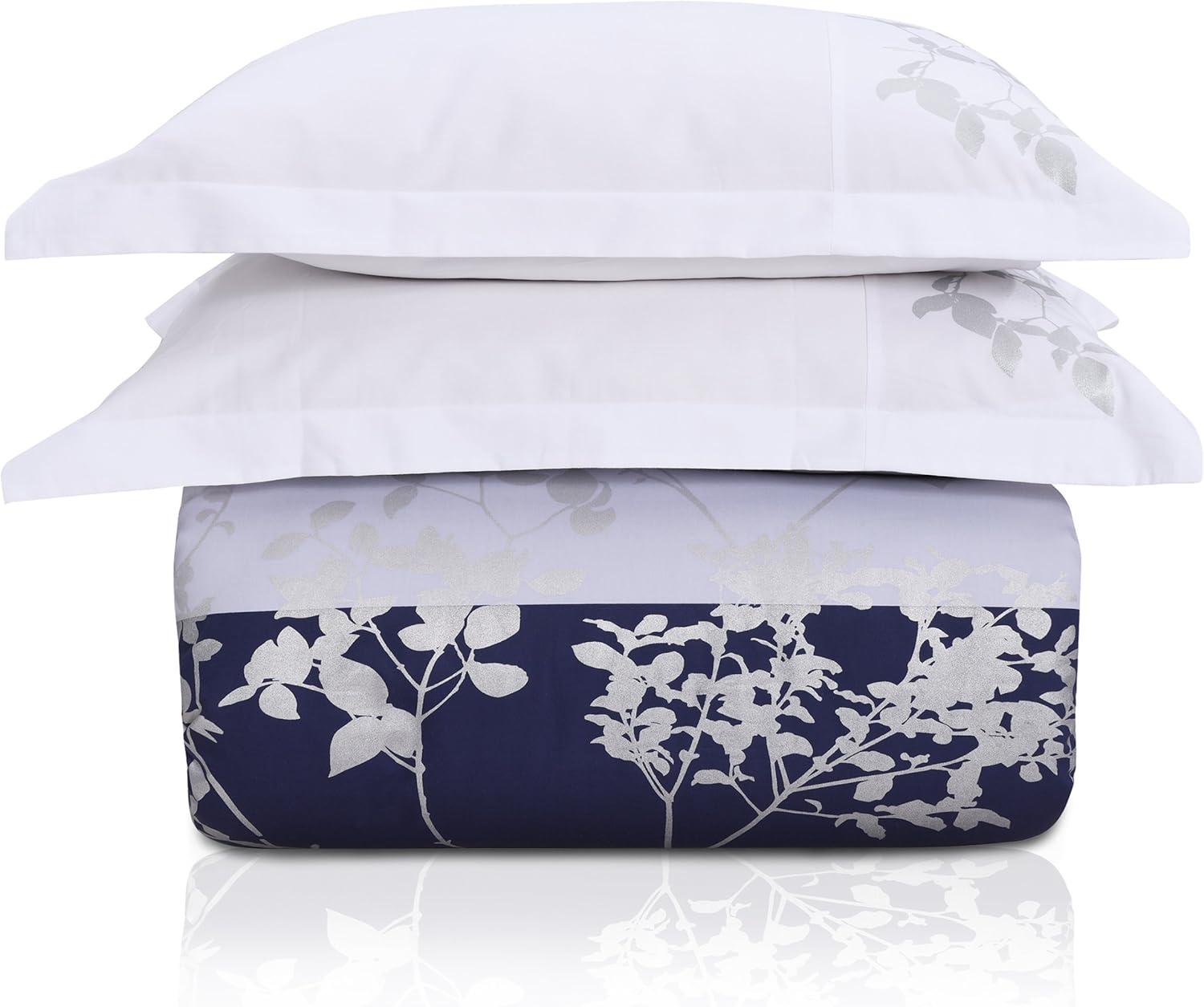 Bandera 3 Piece 100% Cotton Floral Duvet Cover Set