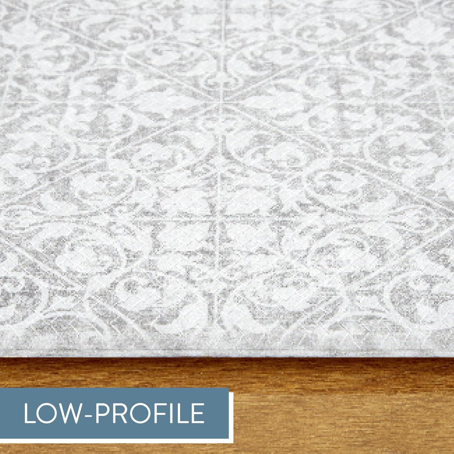 Town & Country Living TOWN & COUNTRY BASICS Comfort Plus Non-Slip Backing Vintage Medallion Tile Anti Fatigue Comfort Mat