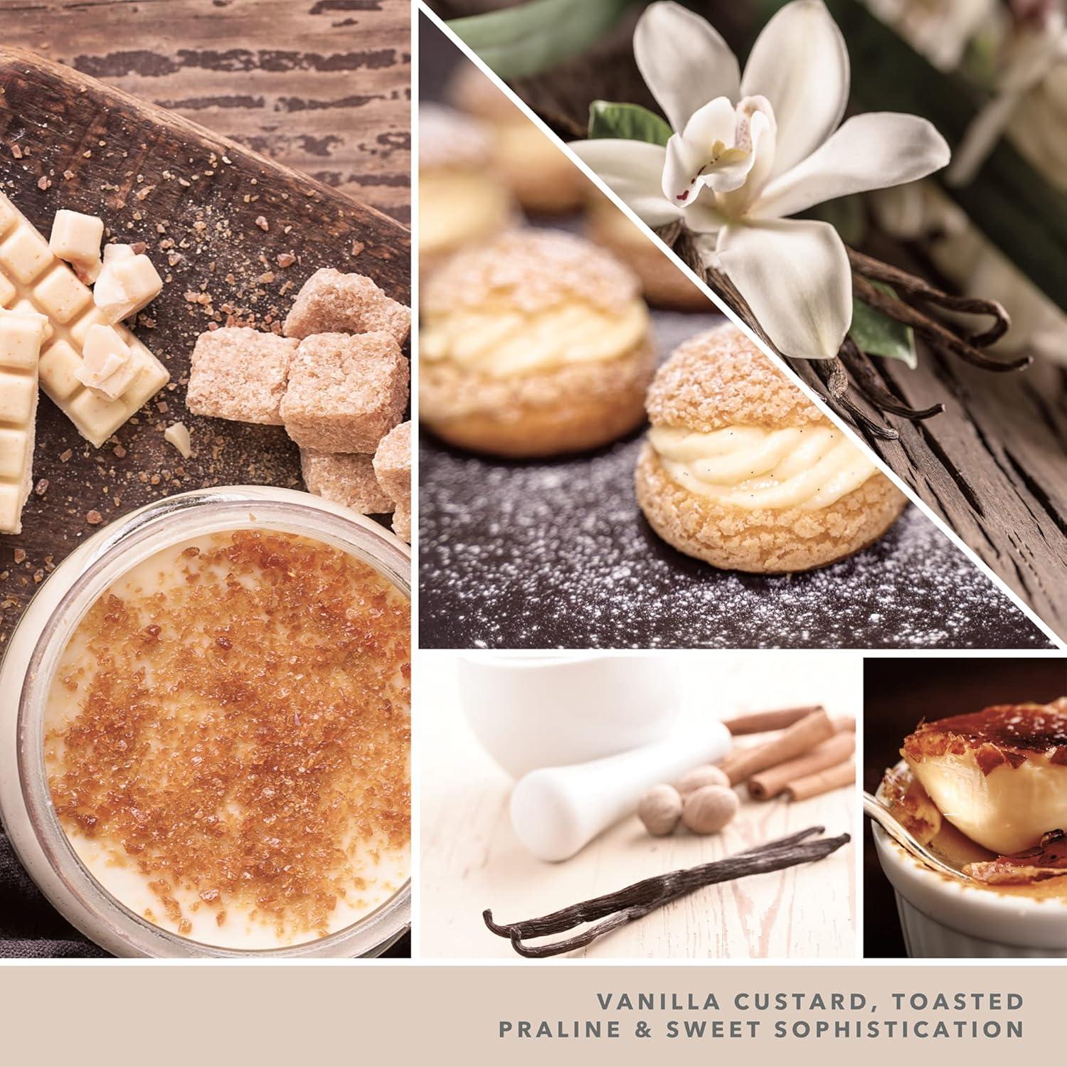 YANKEE CANDLE Signature Vanilla Crème Brulée Scented Candle