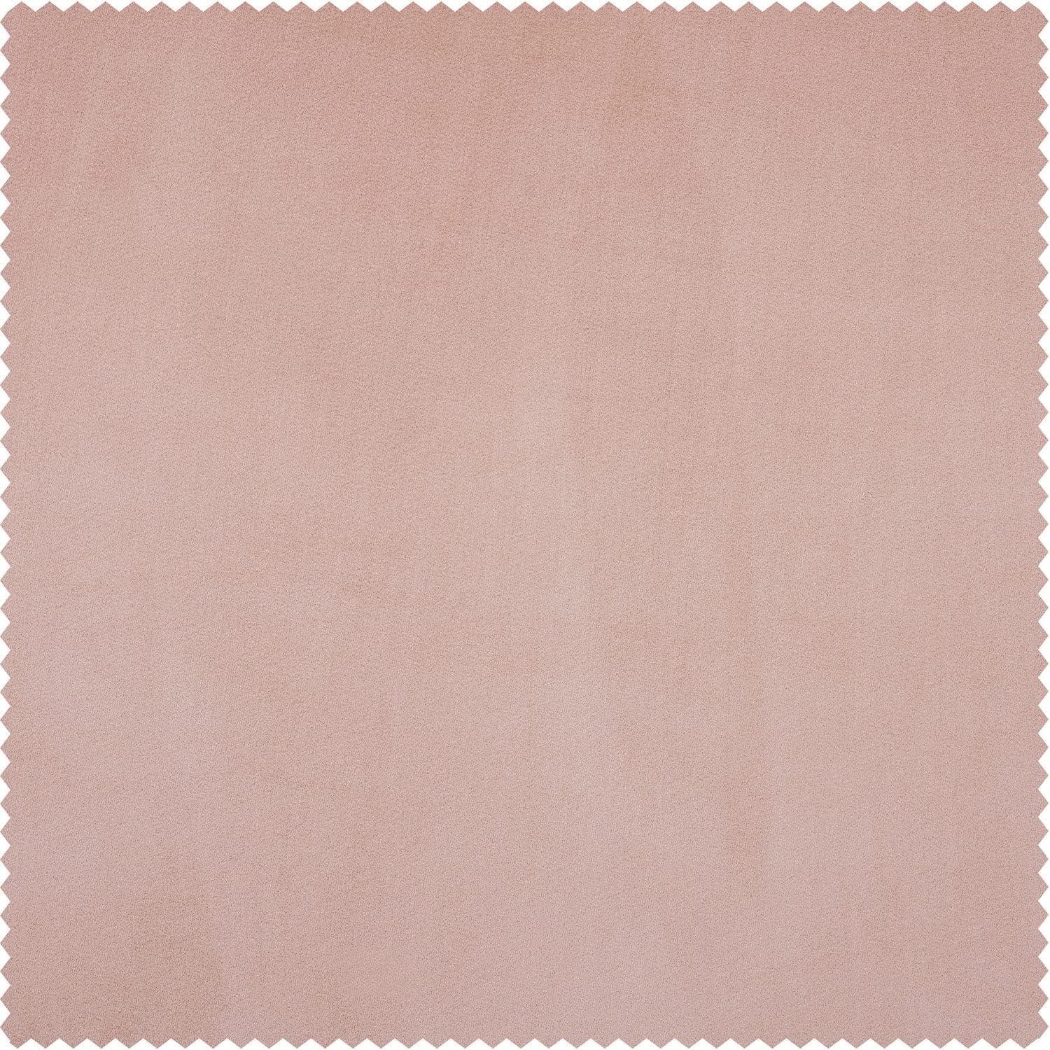 Half Price Drapes Signature Apricot Blossom Plush Velvet Blackout Curtains (1 Panel), 50W X 96L