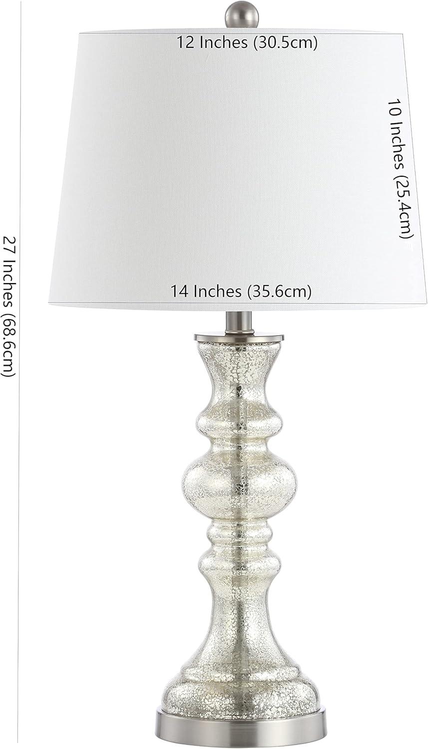 Jaiden Table Lamp - Silver/Ivory - Safavieh.