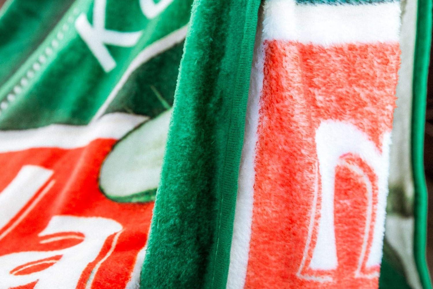 Toynk Claussen Kosher Dill Pickles Fleece Throw Blanket | 45 x 60 Inches