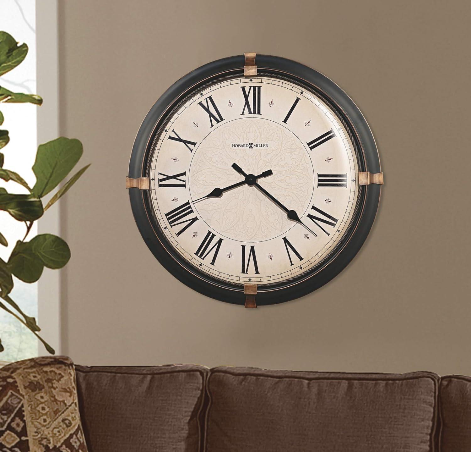 Howard Miller Atwater Wall Clock 625498 Metal