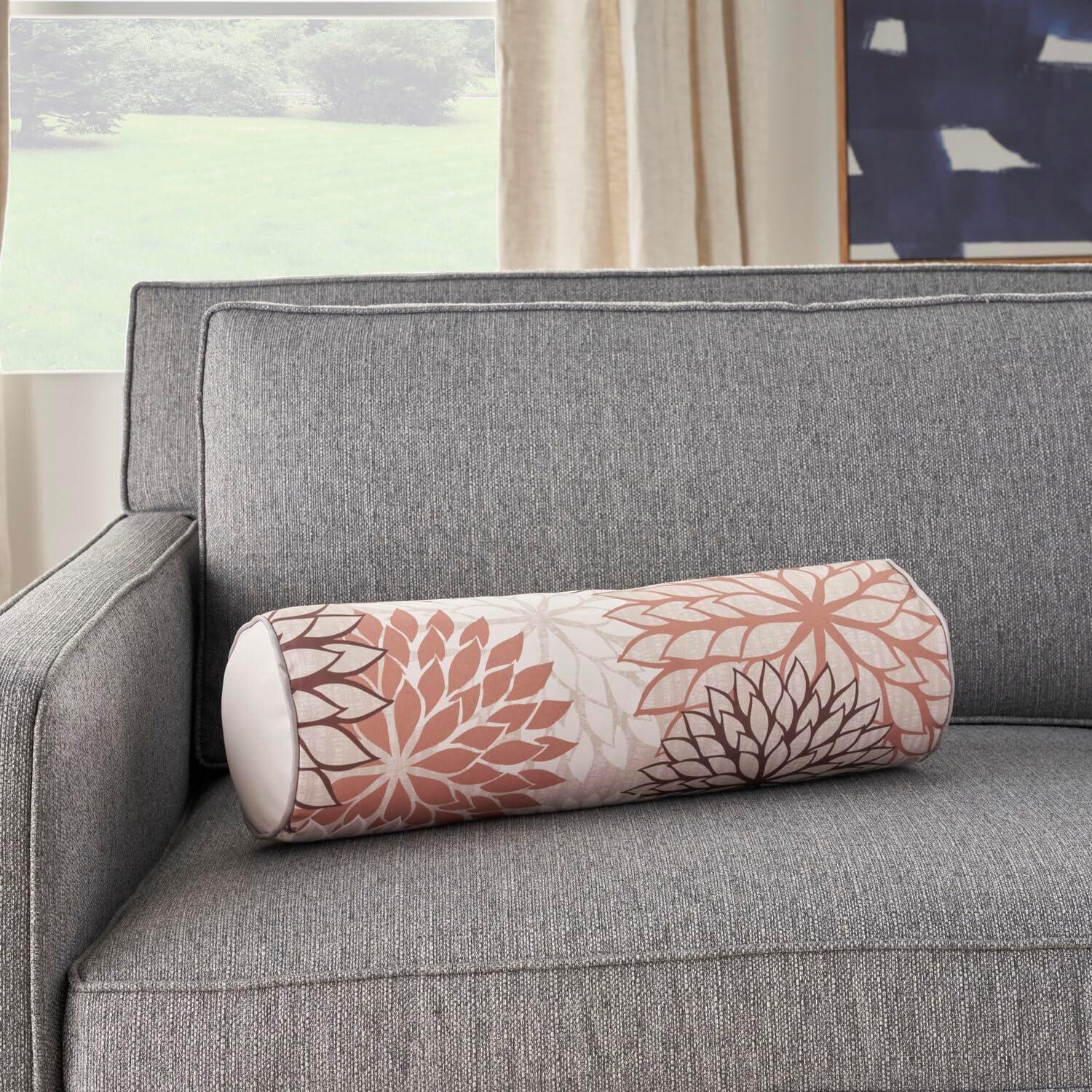 Mina Victory Angelis Bolster Indoor/Outdoor Pillow Cover & Insert