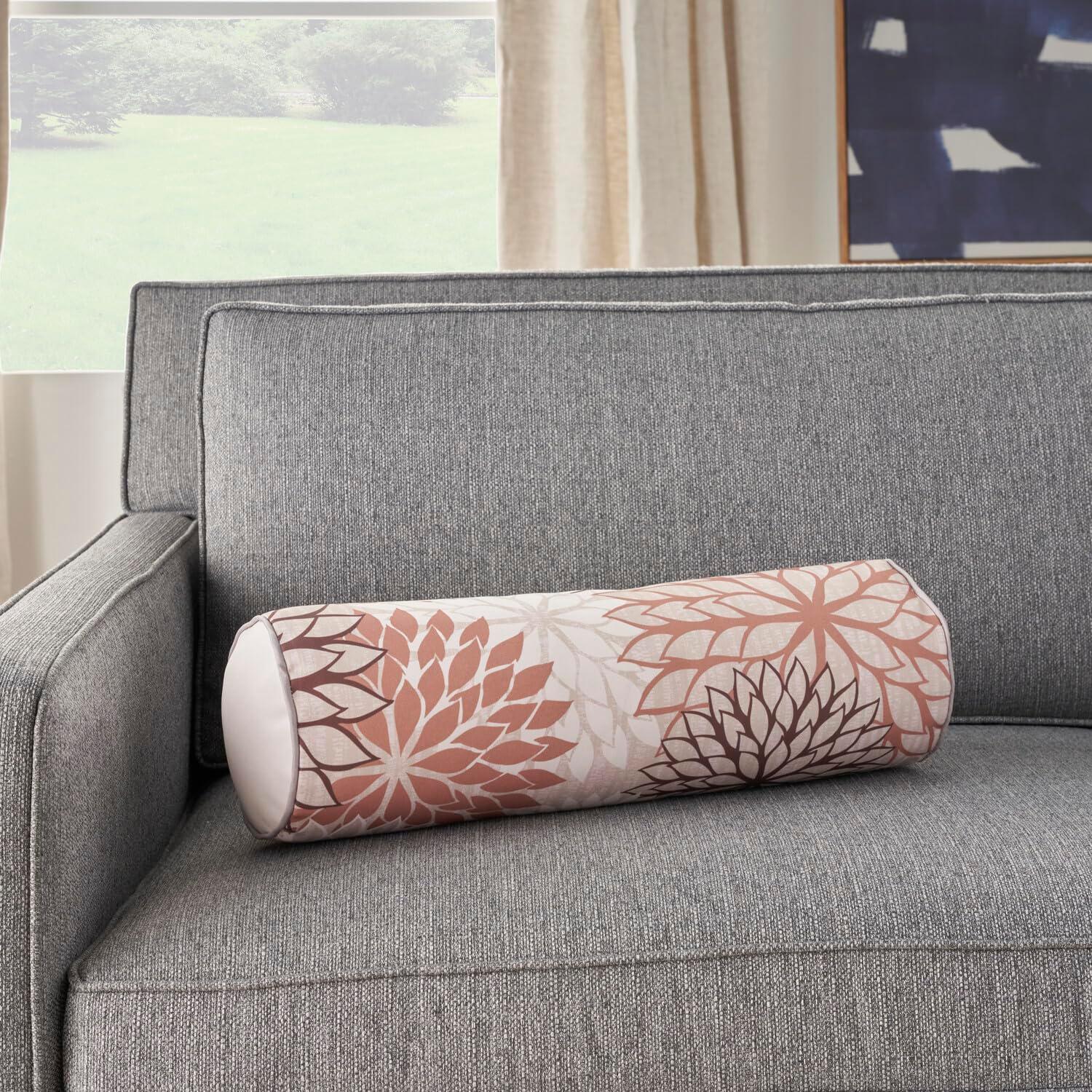 Mina Victory Angelis Bolster Indoor/Outdoor Pillow Cover & Insert