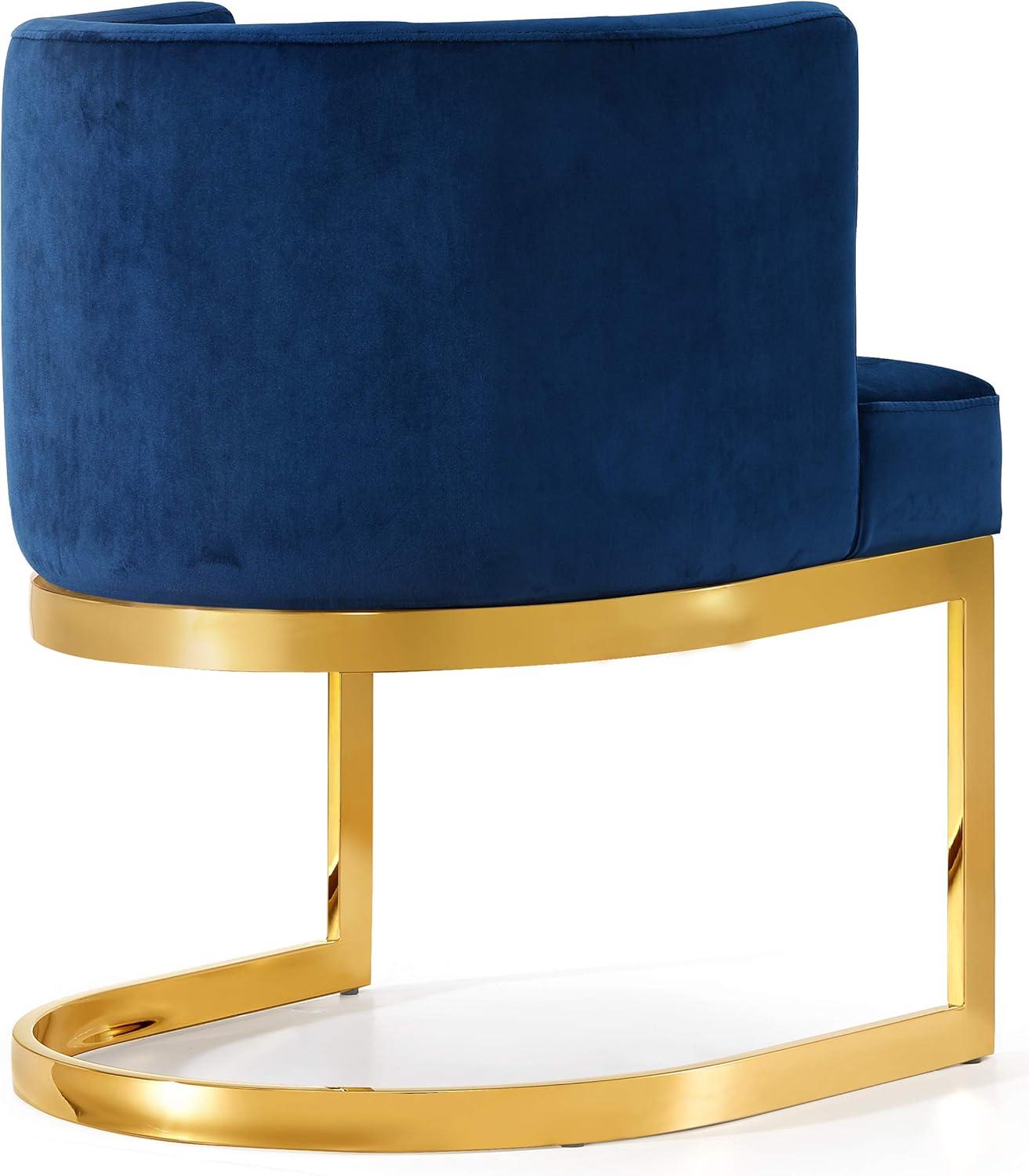 Meridian Furniture Gianna Navy Velvet Dining Chair