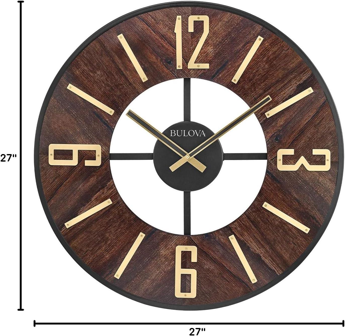 Bulova Wood Wall Clock