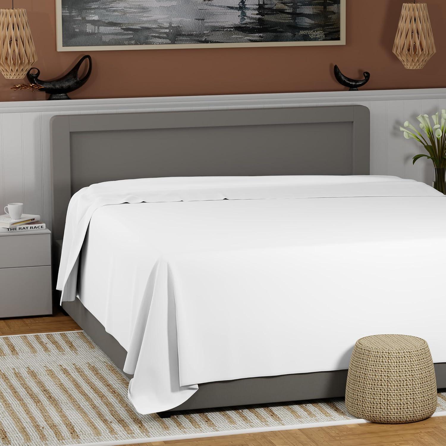 Color Sense 100% Cotton Ultra-Light Flat Sheet