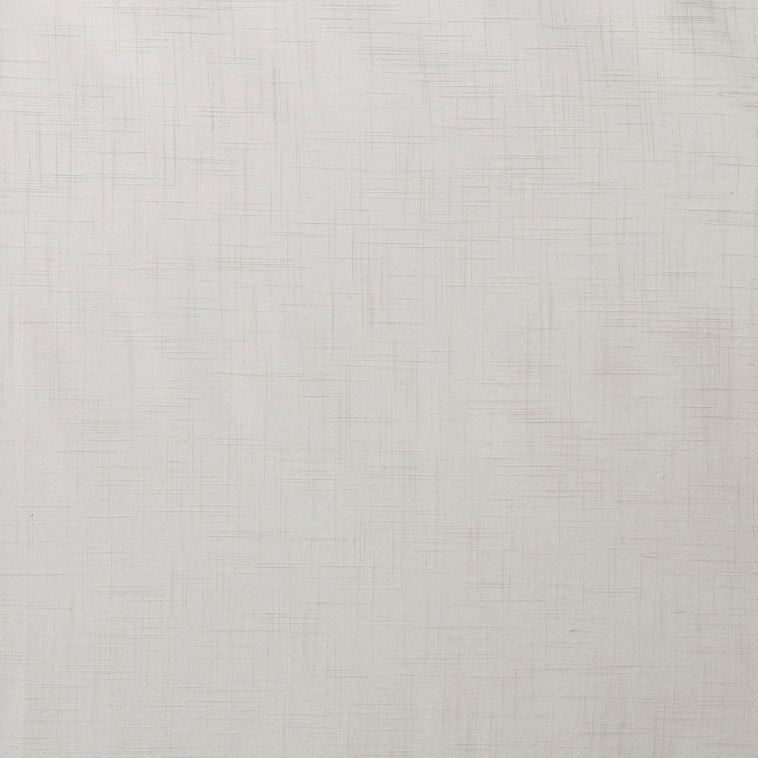 Madison Park Kyler White Linen Blend Light Filtering Curtain Panel Pair 52x84" (Set of 2)