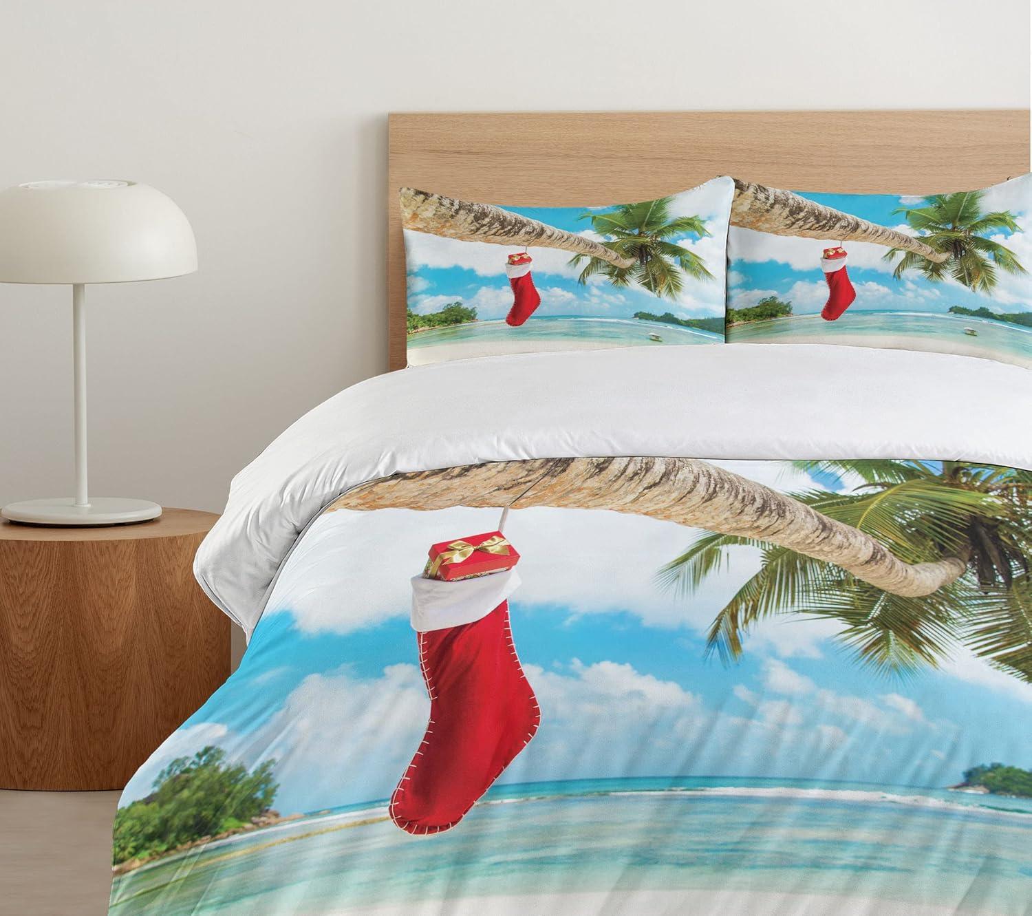 Christmas Coastal Duvet Cover Set