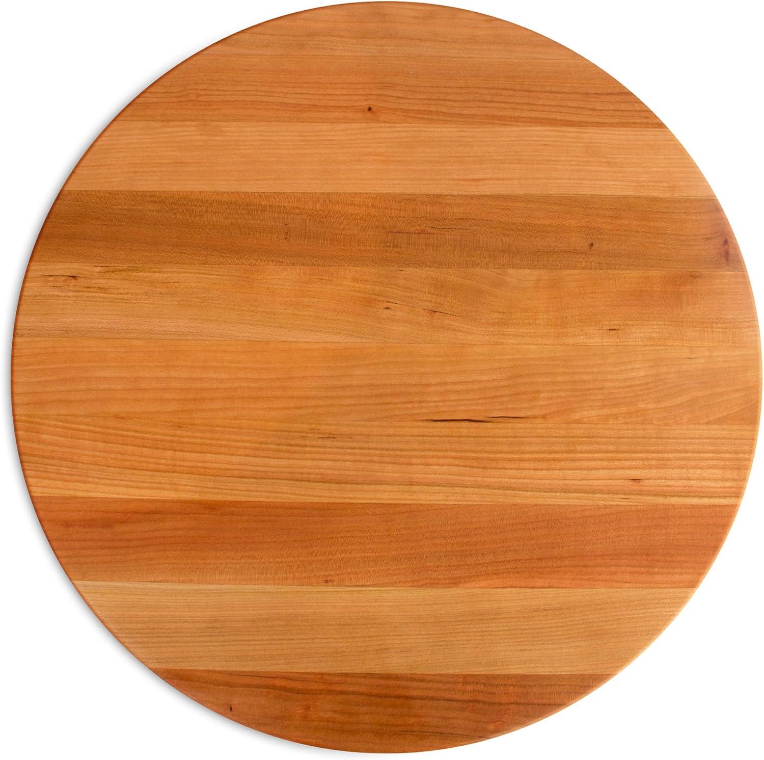 John Boos John Boos 18" Round Cutting Board, 1.5" Edge Grain