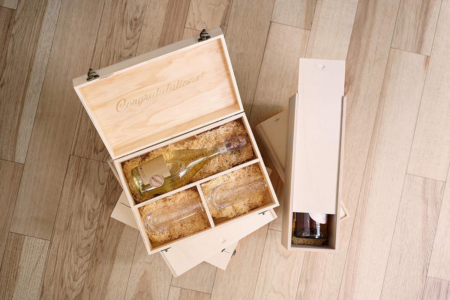 Twine Marketplace™ 1-Bottle Wood Wine Box