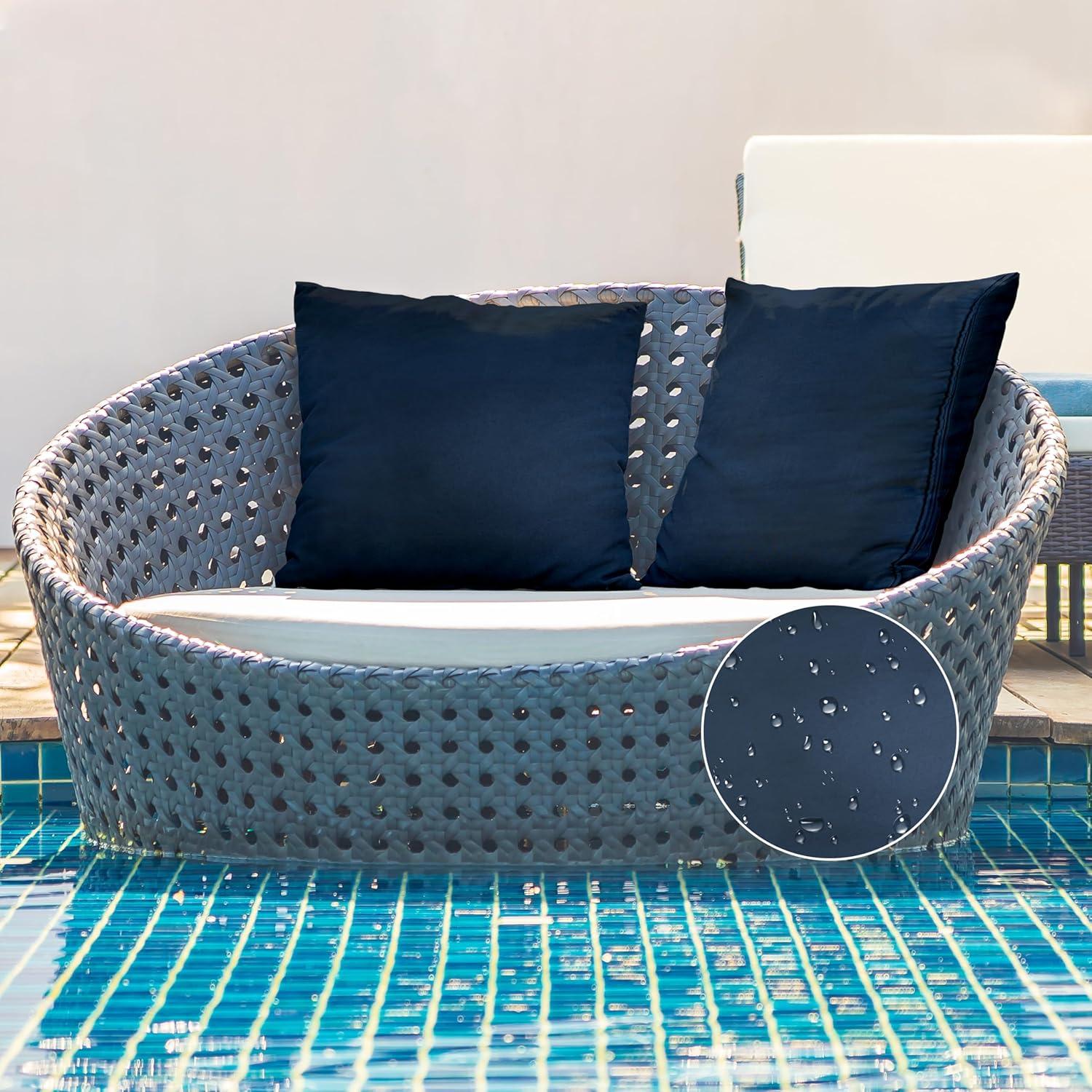 A1 Home Collections LLC Bedding Polyester Lumbar Indoor/Outdoor Pillow Cover (Set of 2)