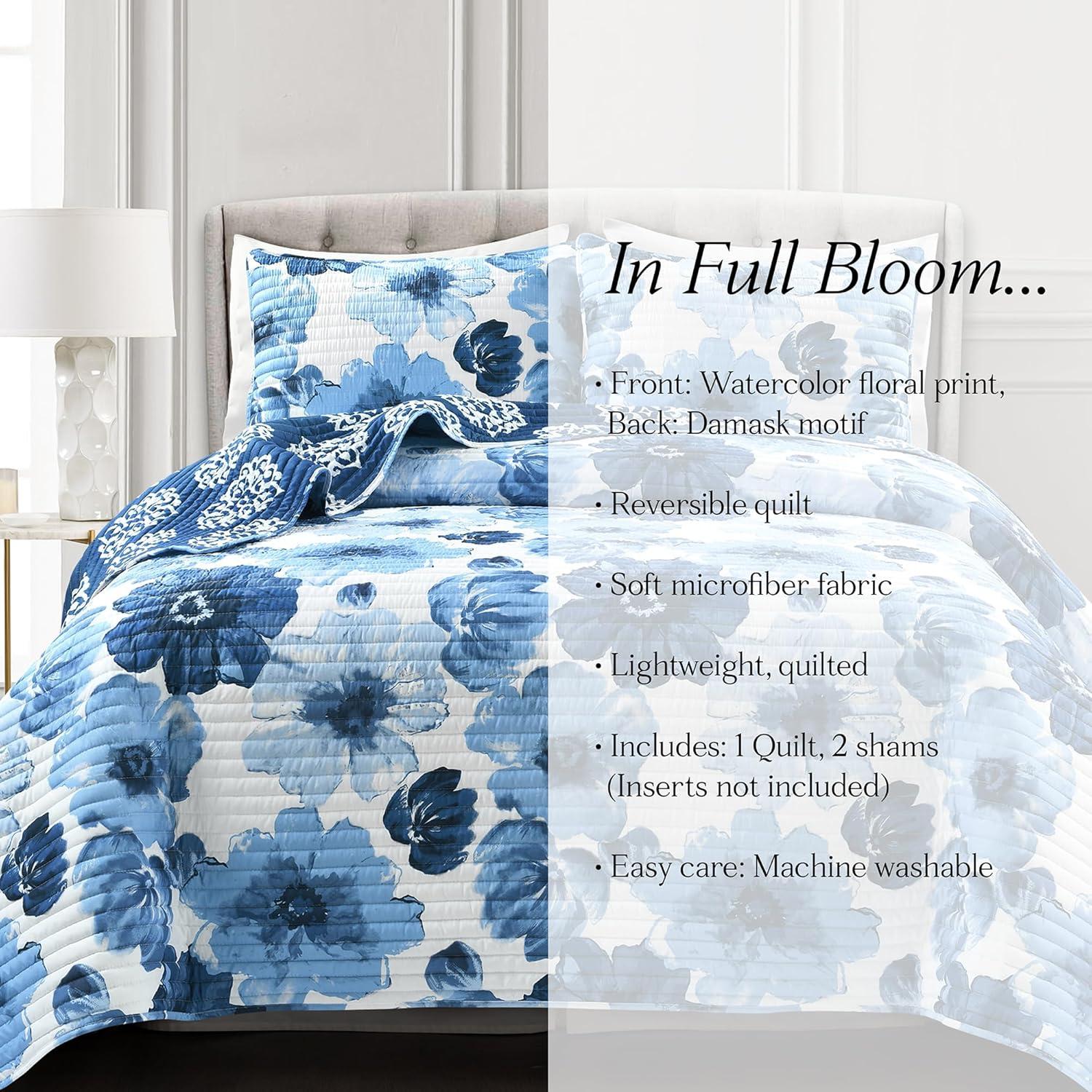 Lush Decor Leah Reversible Quilt Set