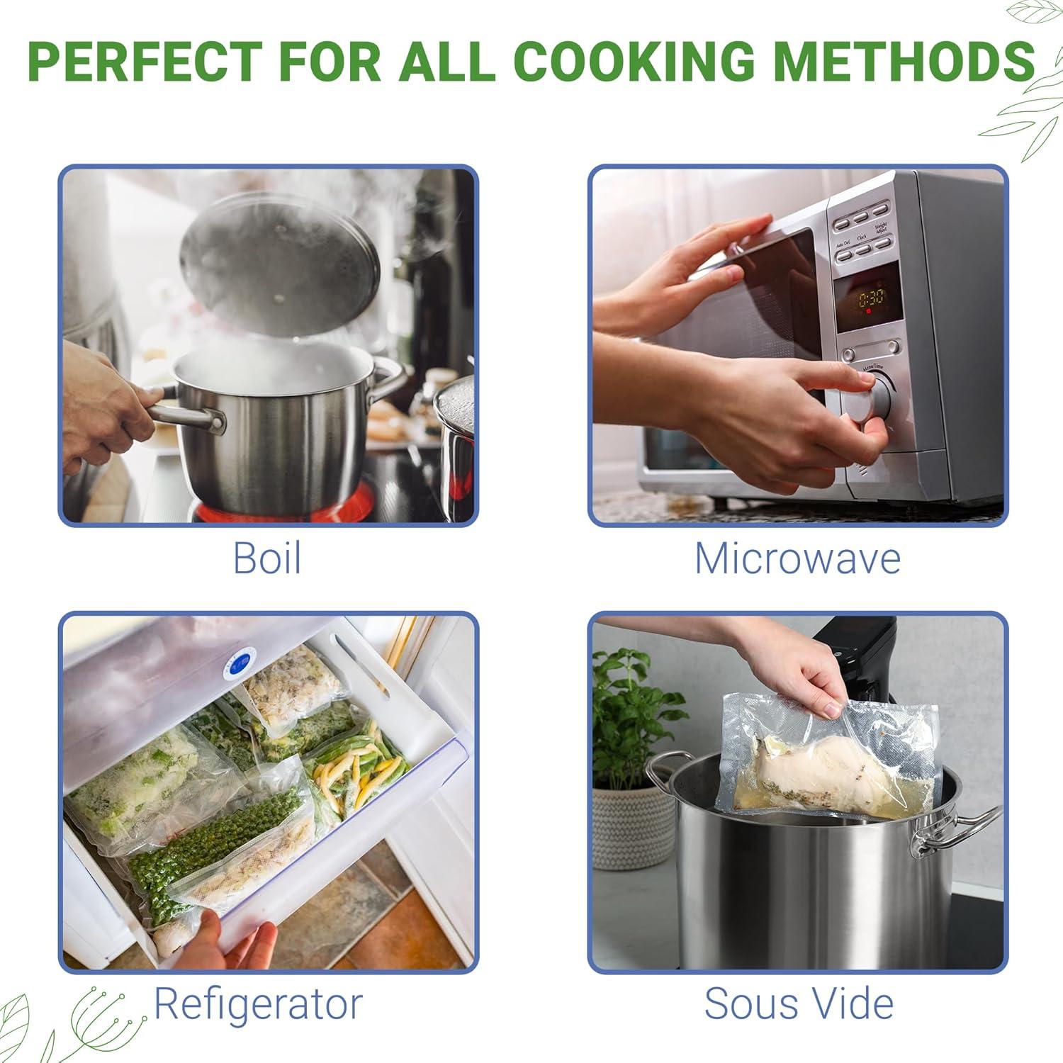 1,000 pcs Clear 6" x 8", 3 mil Vacuum Chamber Bags