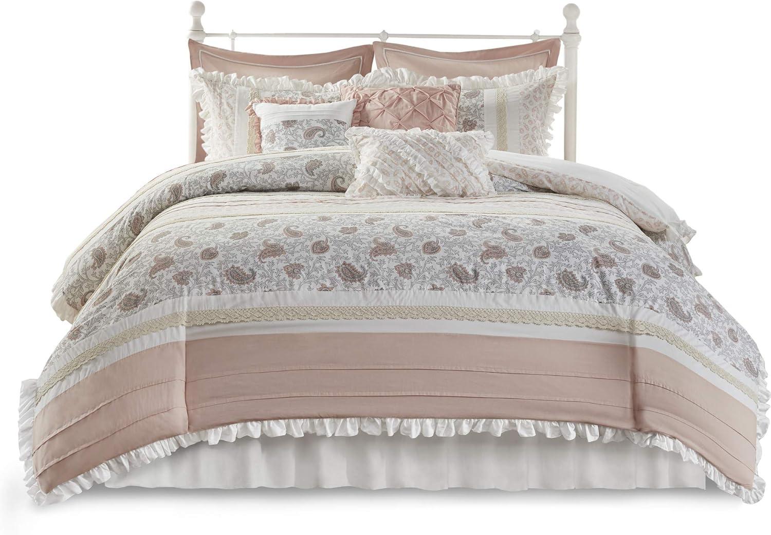 Dawn 9 Piece Cotton Percale Comforter Set