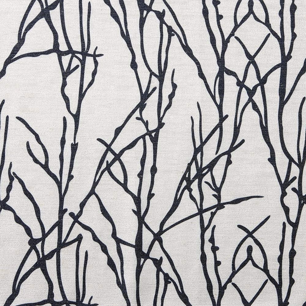 Set of 2 96"x54" Branches Linen Blend Grommet Top Window Curtain Panel Indigo: Botanical Light Filtering - Exclusive Home