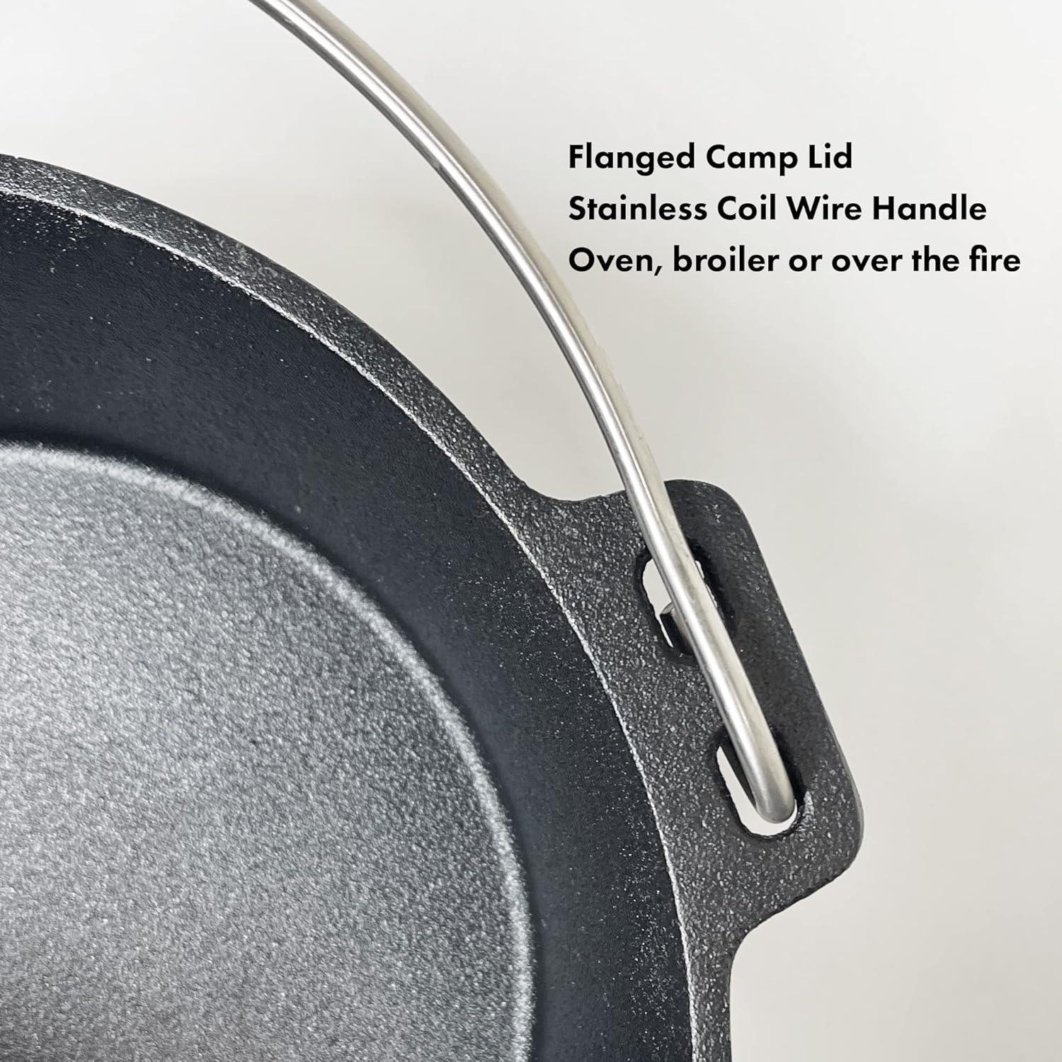 Bayou Classic Bayou Classic Non-Stick Cast Iron Round Dutch Oven