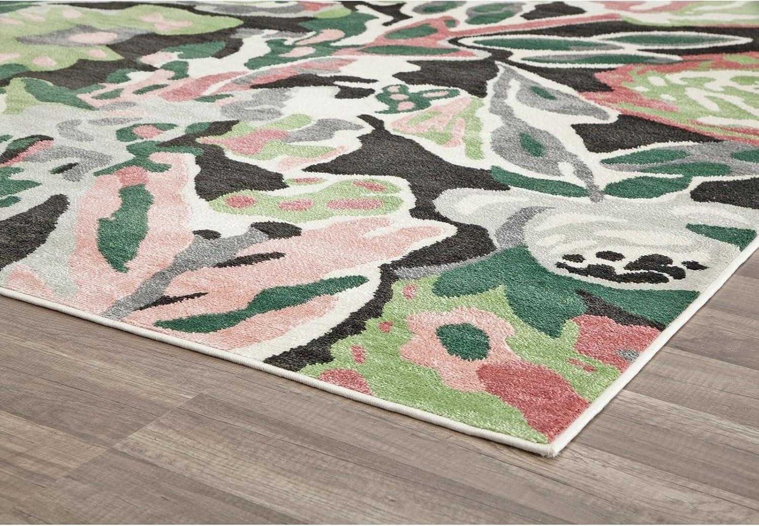 Rugs America Hanna Floral Transitional Area Rug