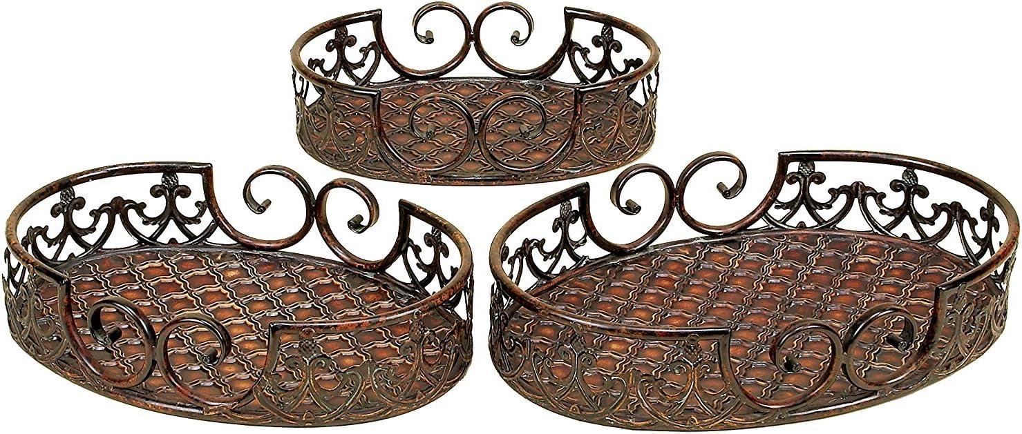 Gracie Oaks Crites Metal Tray