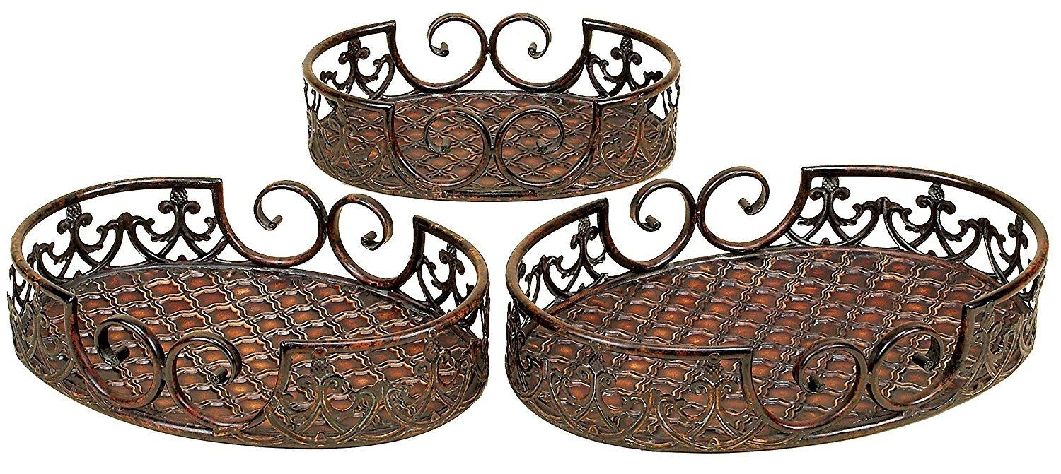Gracie Oaks Crites Metal Tray