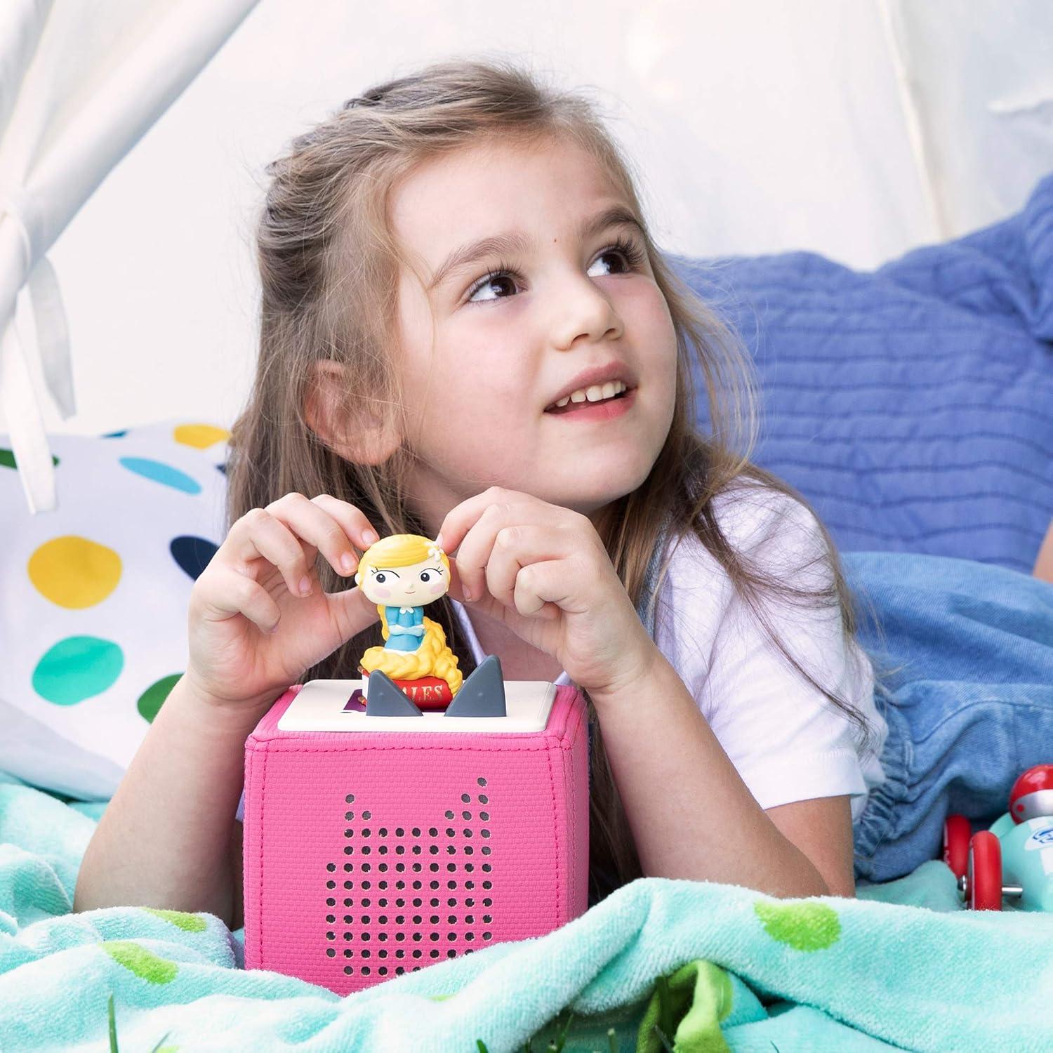 Tonies Rapunzel and Other Fairy Tales, Audio Play Figurine for Portable Speaker, Small, Multicolor, Plastic