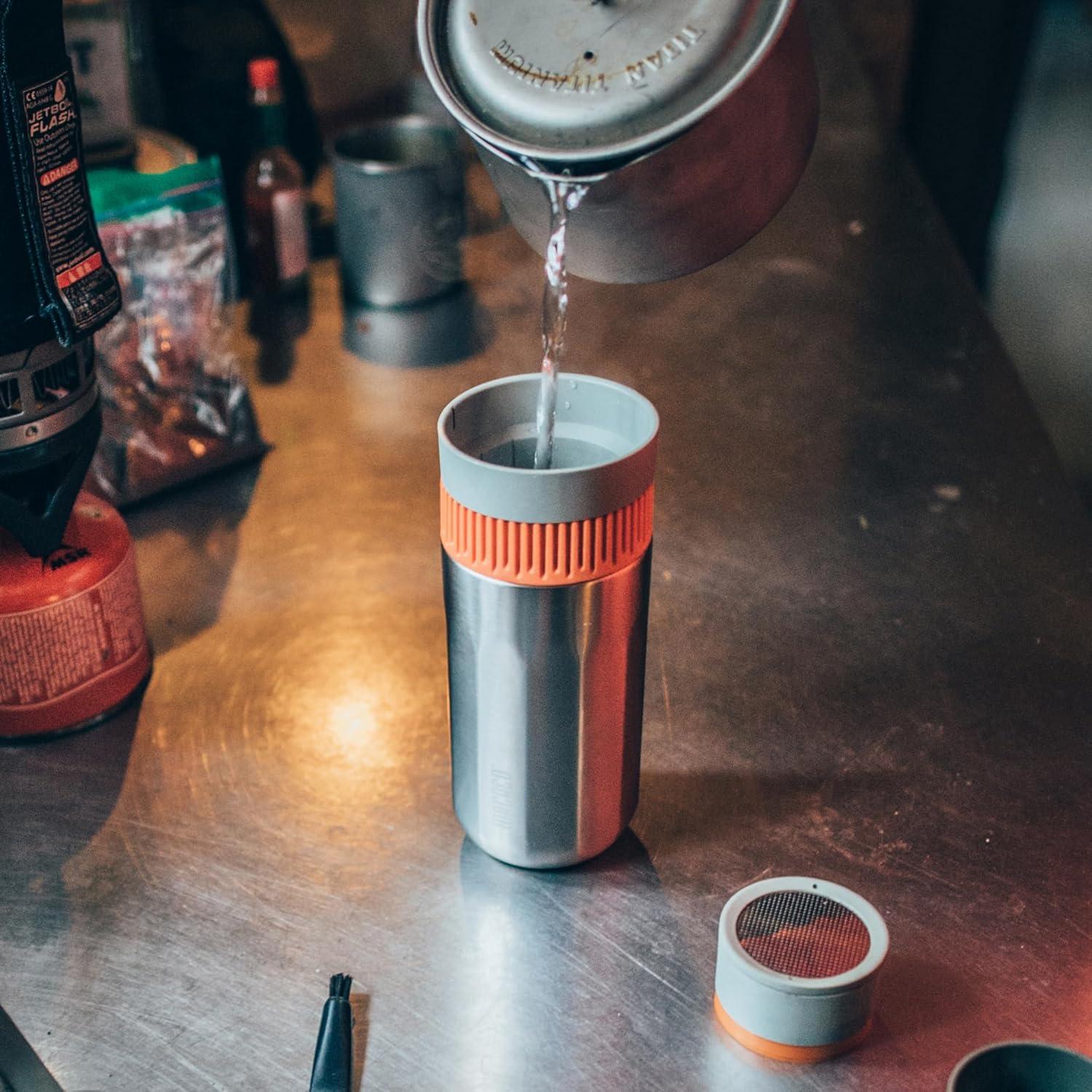 Wacaco Vacuum Pressured Single Serve Stainless Steel Mug Coffee Maker