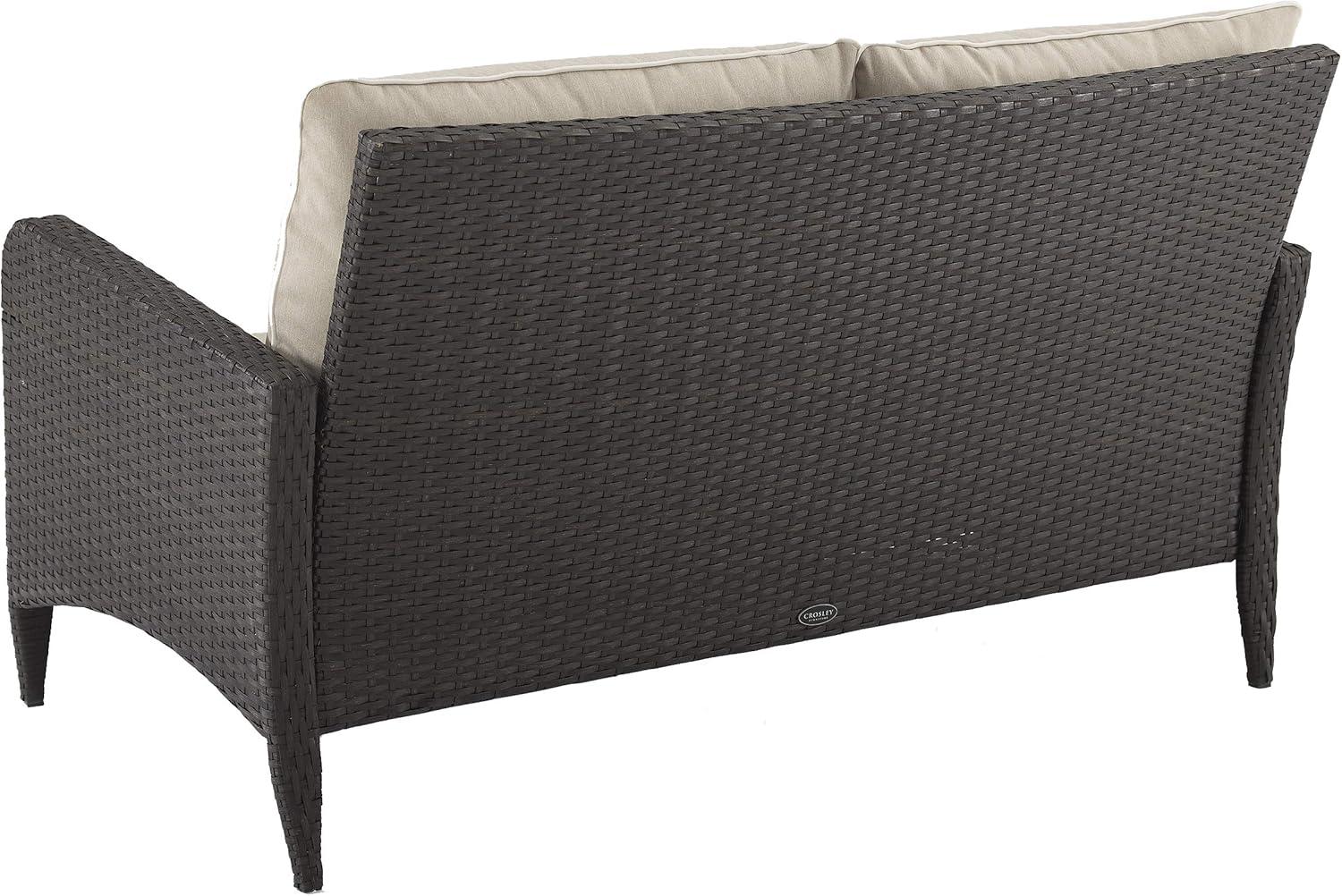 Crosley Kiawah Wicker Outdoor Patio Loveseat