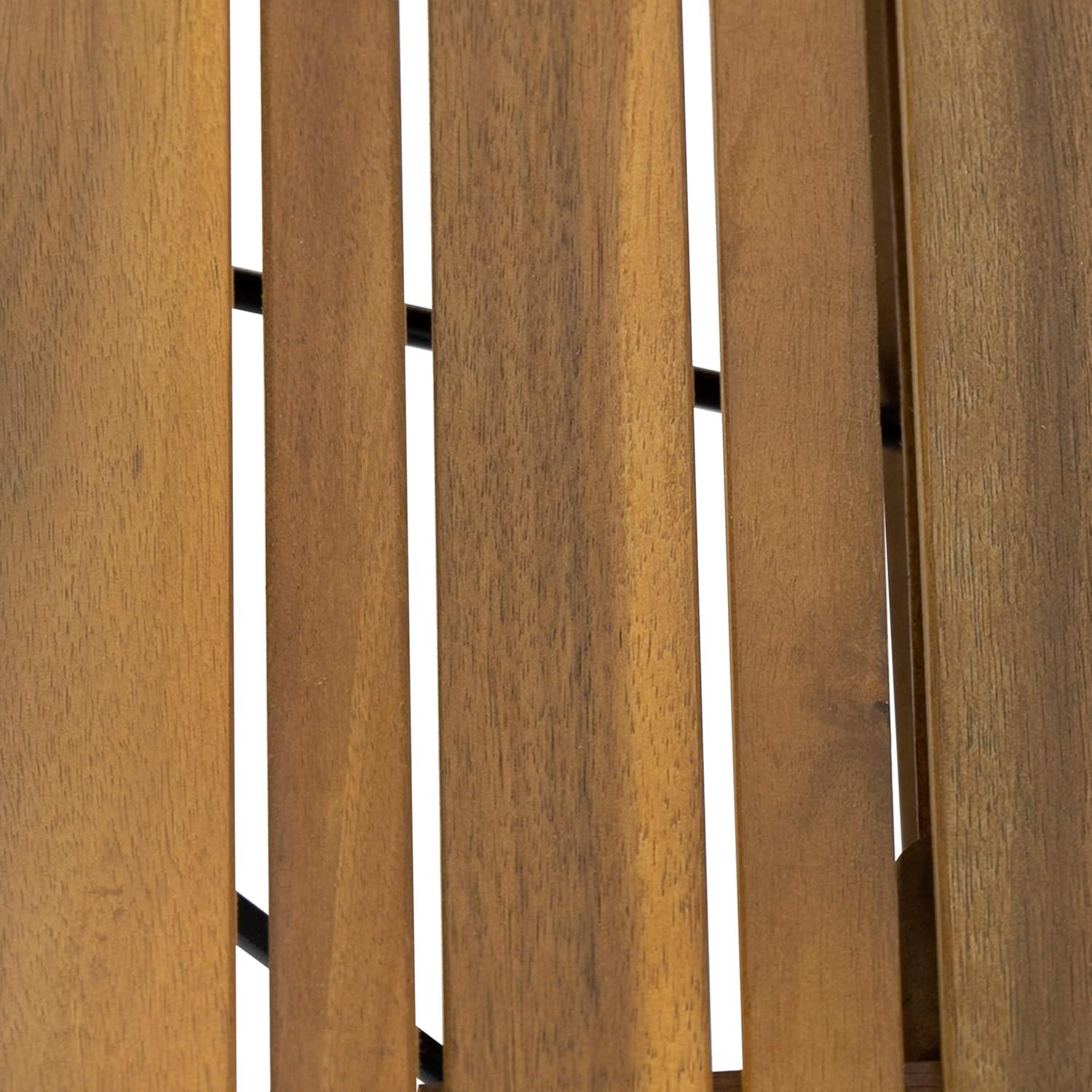 Kyoto Acacia Wood Folding Side Table - Teak - Christopher Knight Home