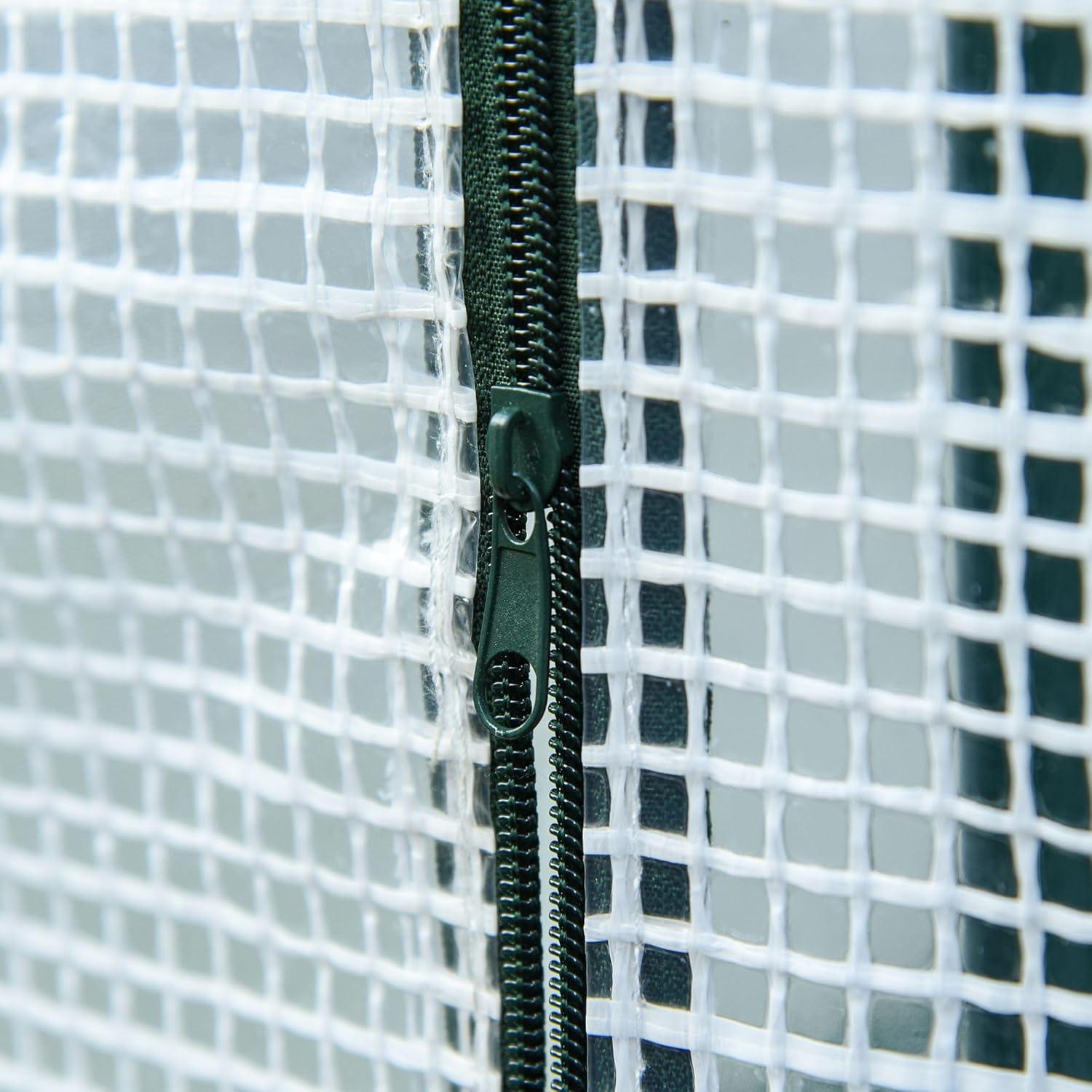 Outsunny 84" W x 84" D Lean-To Greenhouse