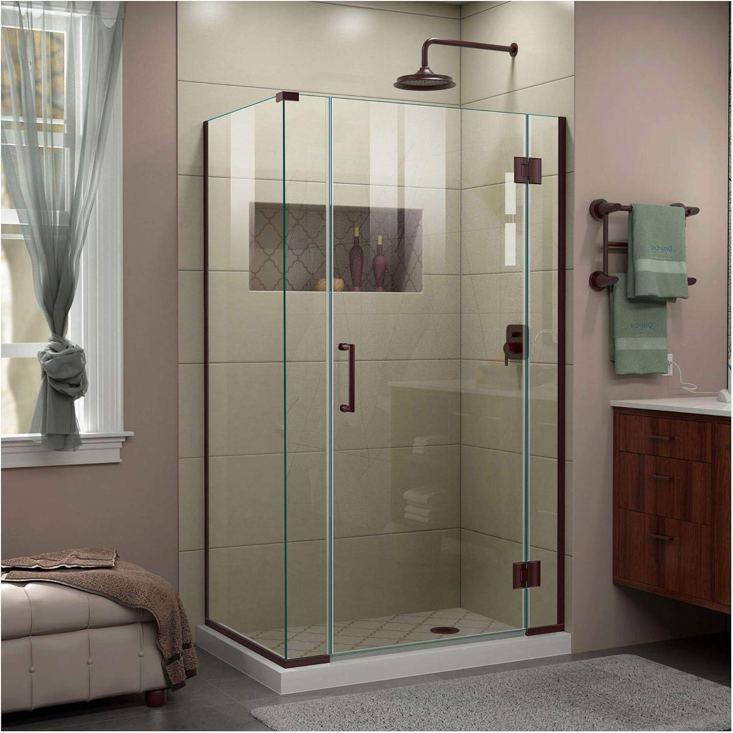 DreamLine Unidoor-X 39.5" W x 72" H Frameless Shower Enclosure E12706530-06
