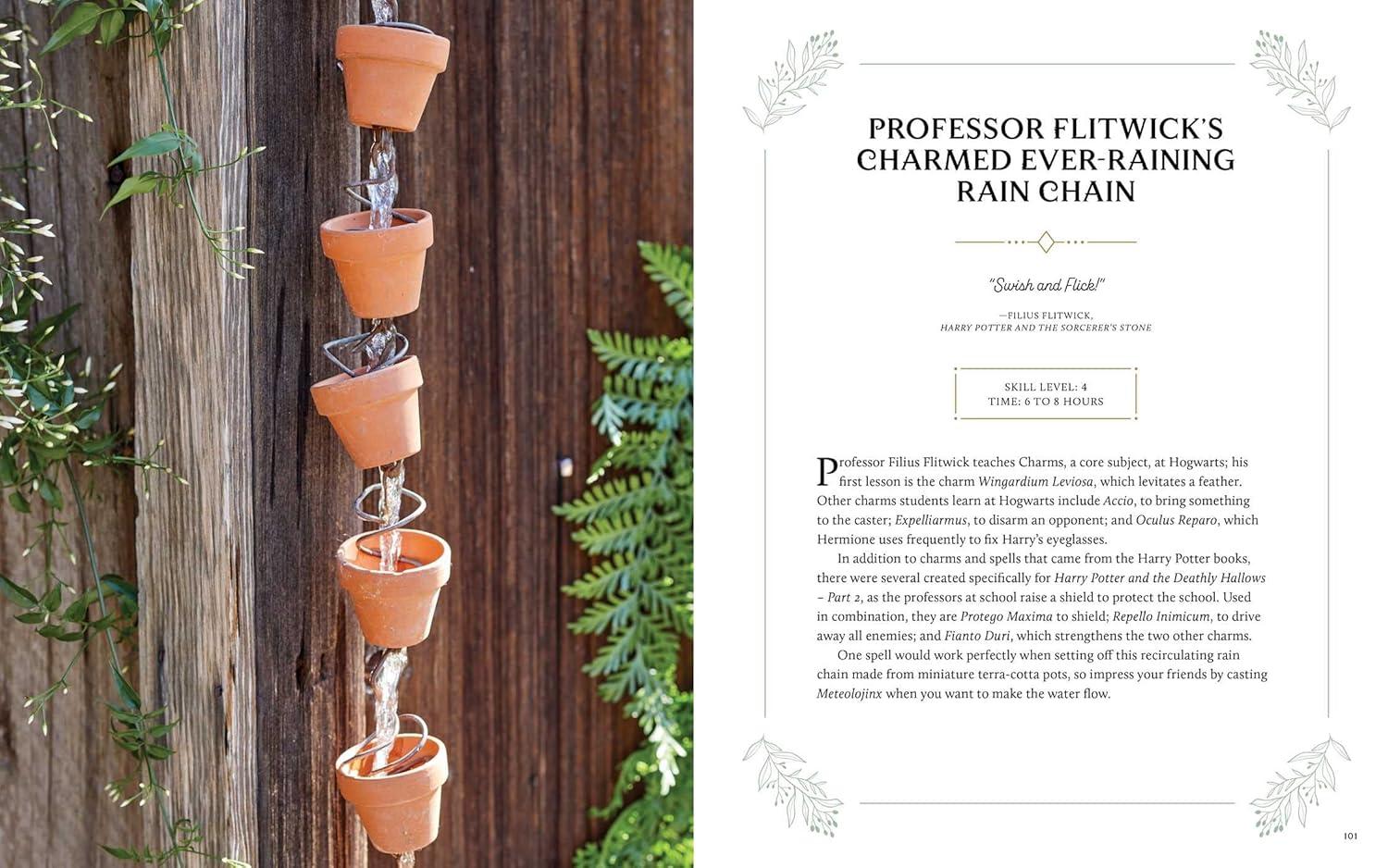 Harry Potter Inspired Hardcover Herbology Gardening Guide