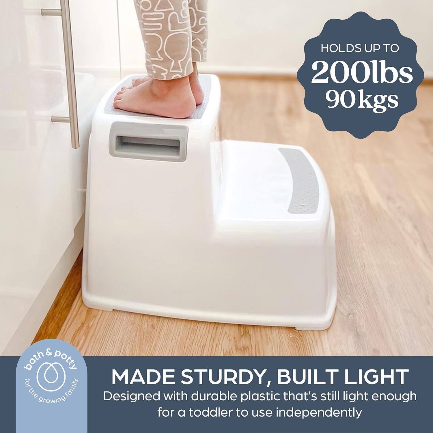 Dreambaby 2-Up Step Stool, Grey