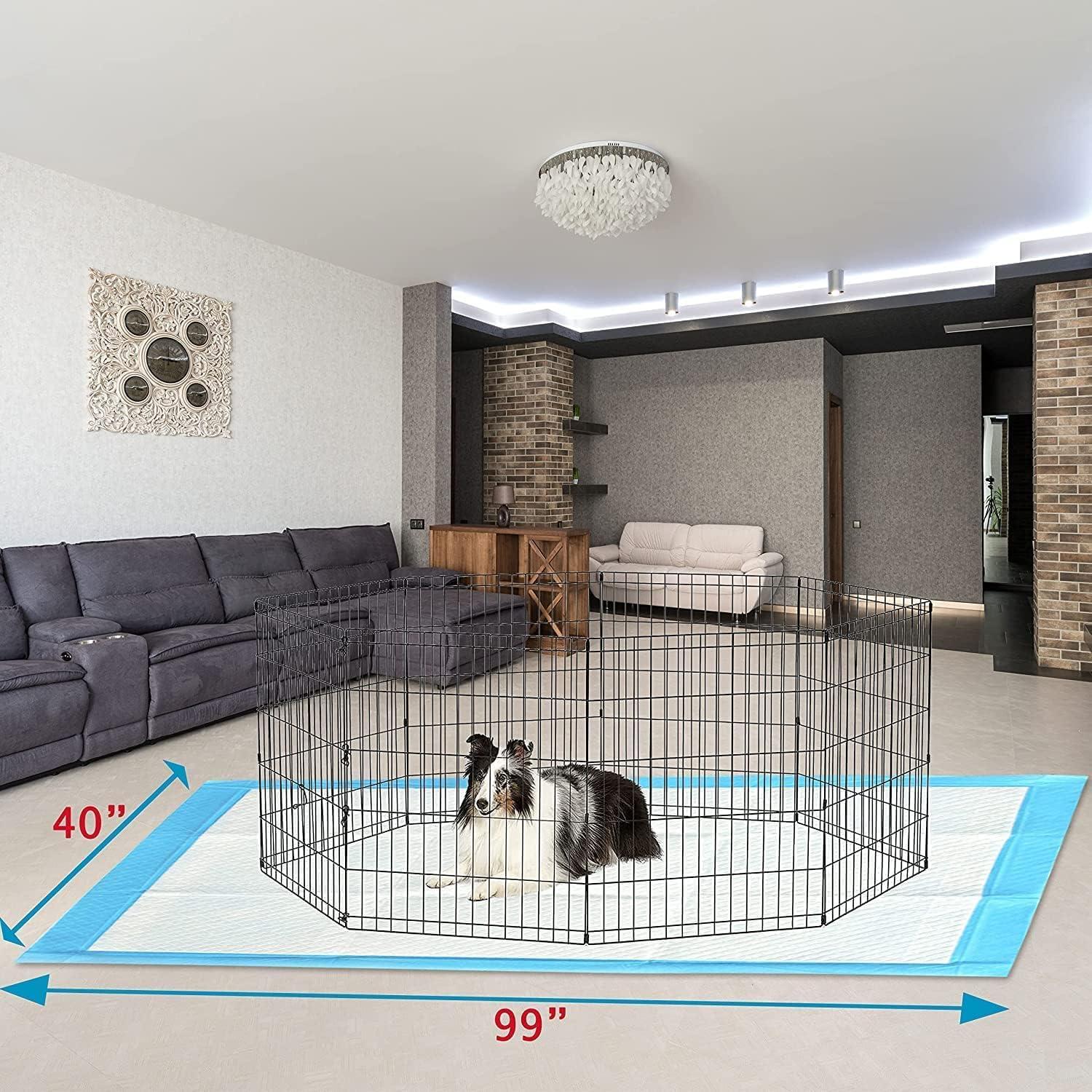 Gigantic Blue Dog Pee Pads with Adhesive Backing