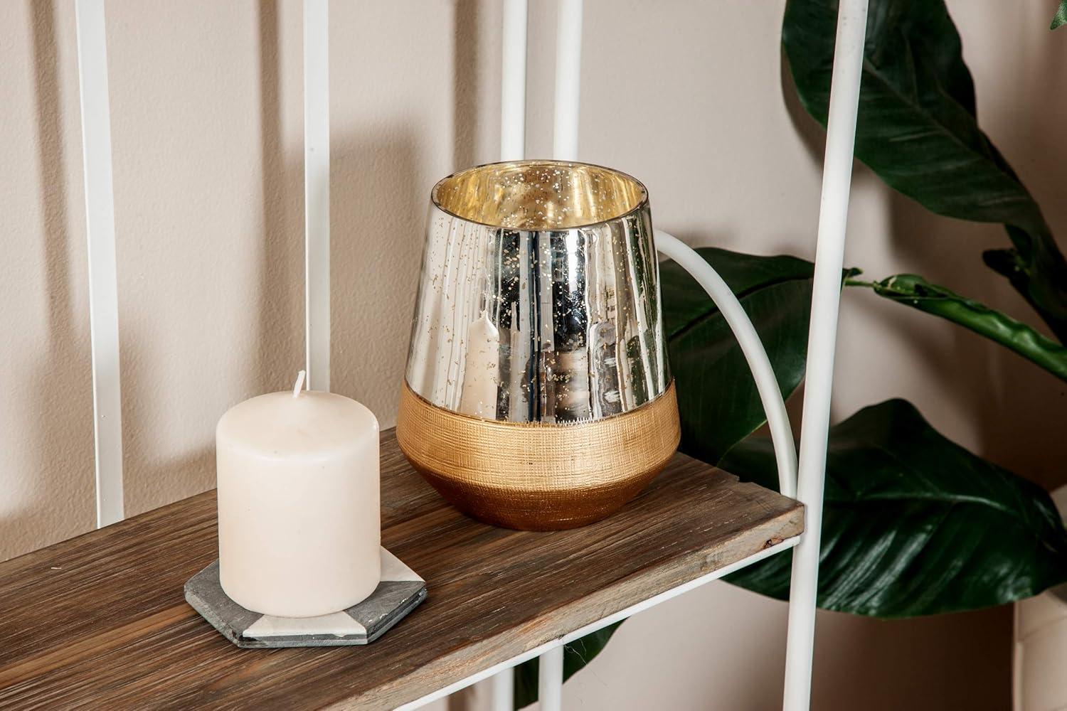 Glass Tabletop Candle Lantern