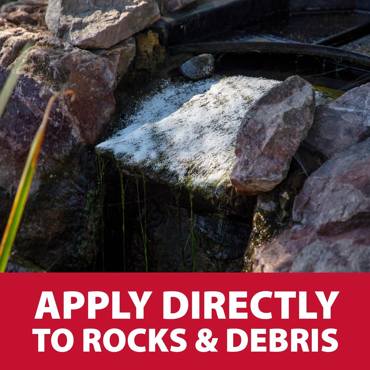 The Pond Guy Oxy-Lift Defense Powder Scum & Stain Treatment for Waterfalls, Rocks & Fountains, 2 Pound