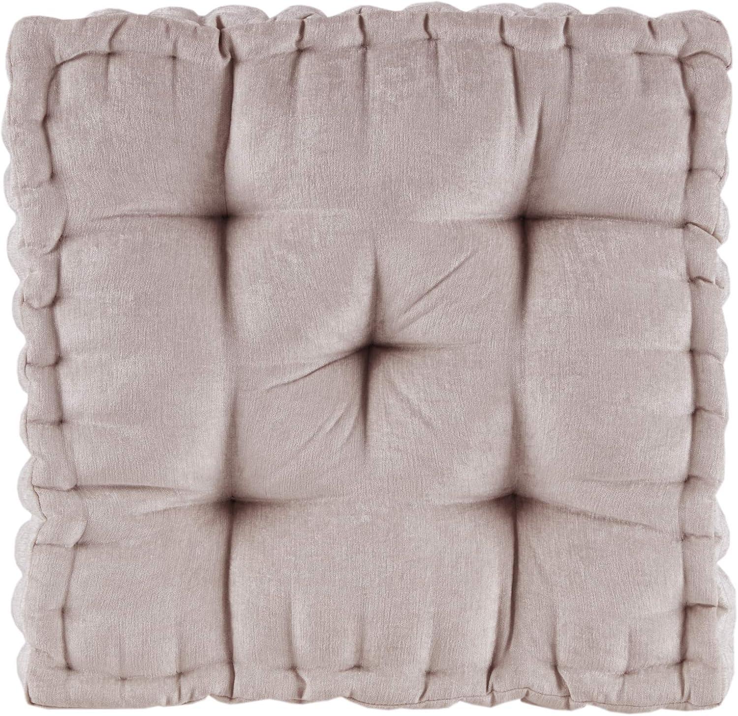 Intelligent Design Azza Poly Chenille Square Floor Pillow Cushion