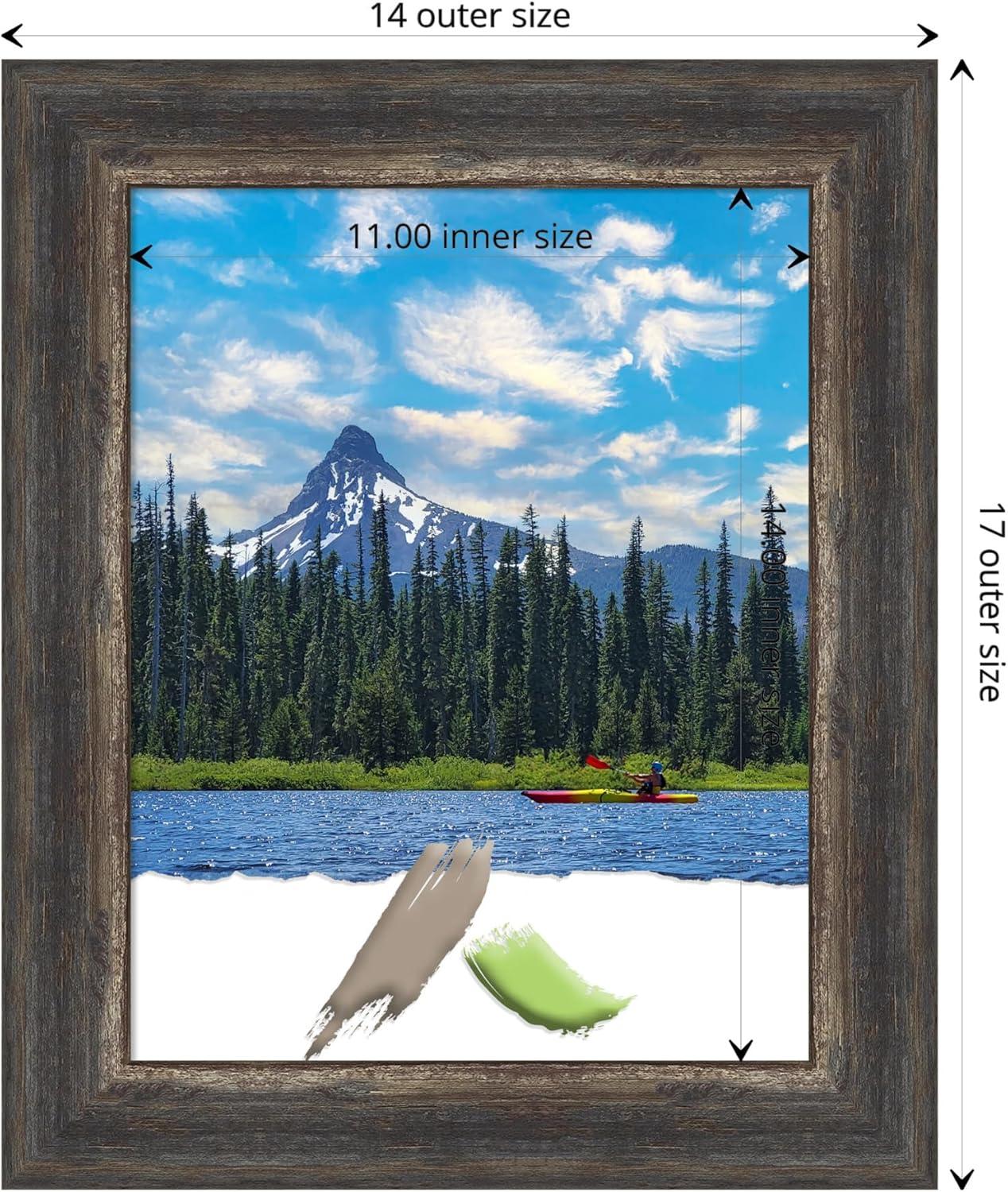 Amanti Art Bark Rustic Picture Frame