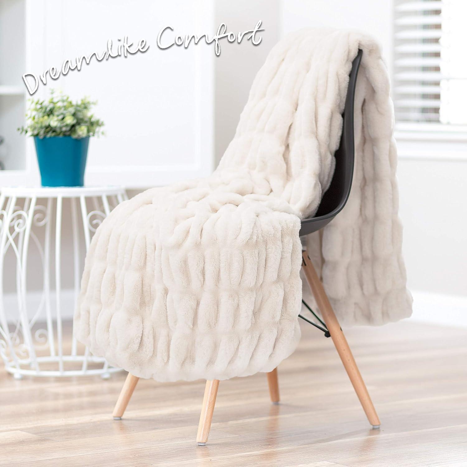 Chanasya Faux Fur Throw & Reviews | Wayfair