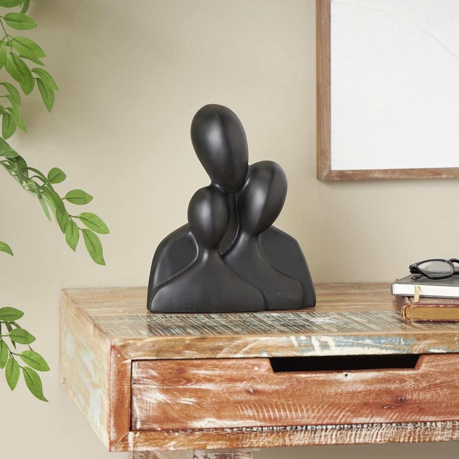 Brayden Studio® Buncie Ceramic Nesting Family People Decorative Cream Sculpture Set