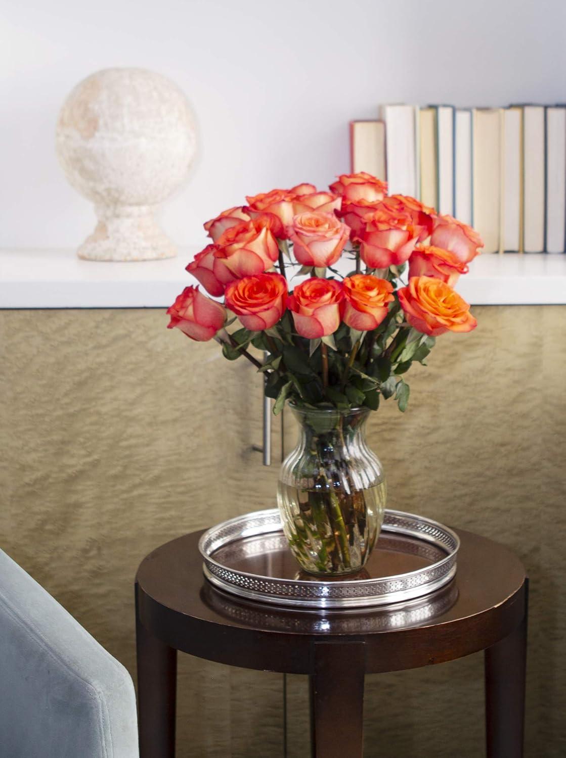 KaBloom :18 Orange Roses, Next-Day Delivery, Gift for Every Occasion.