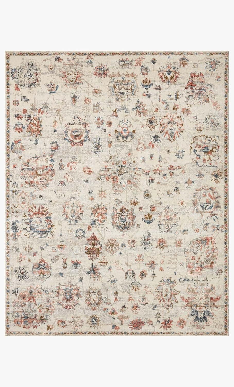 Loloi II Saban Collection SAB-09 Ivory / Multi, Oriental Area Rug 7'-10" x 10'