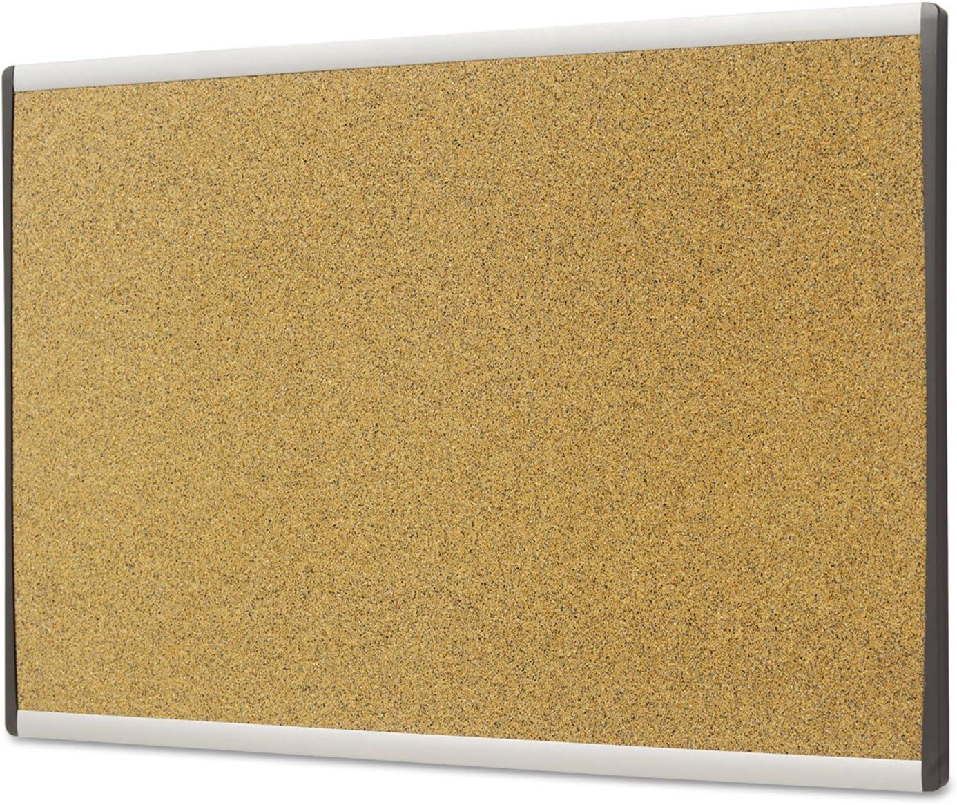 Quartet ARC Frame Cork Cubicle Board 18 x 30 Tan Aluminum Frame ARCB3018