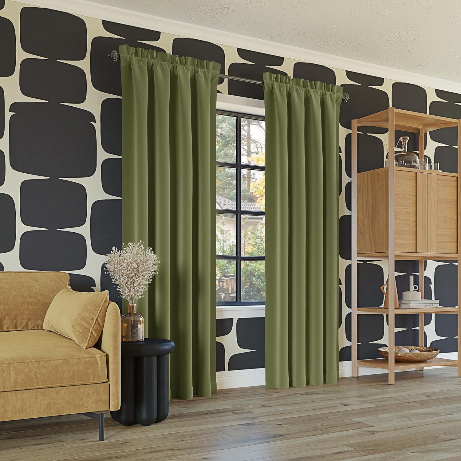 Sun Zero Sun Zero Oslo Theater Grade Extreme 100% Blackout Rod Pocket Curtain Panel