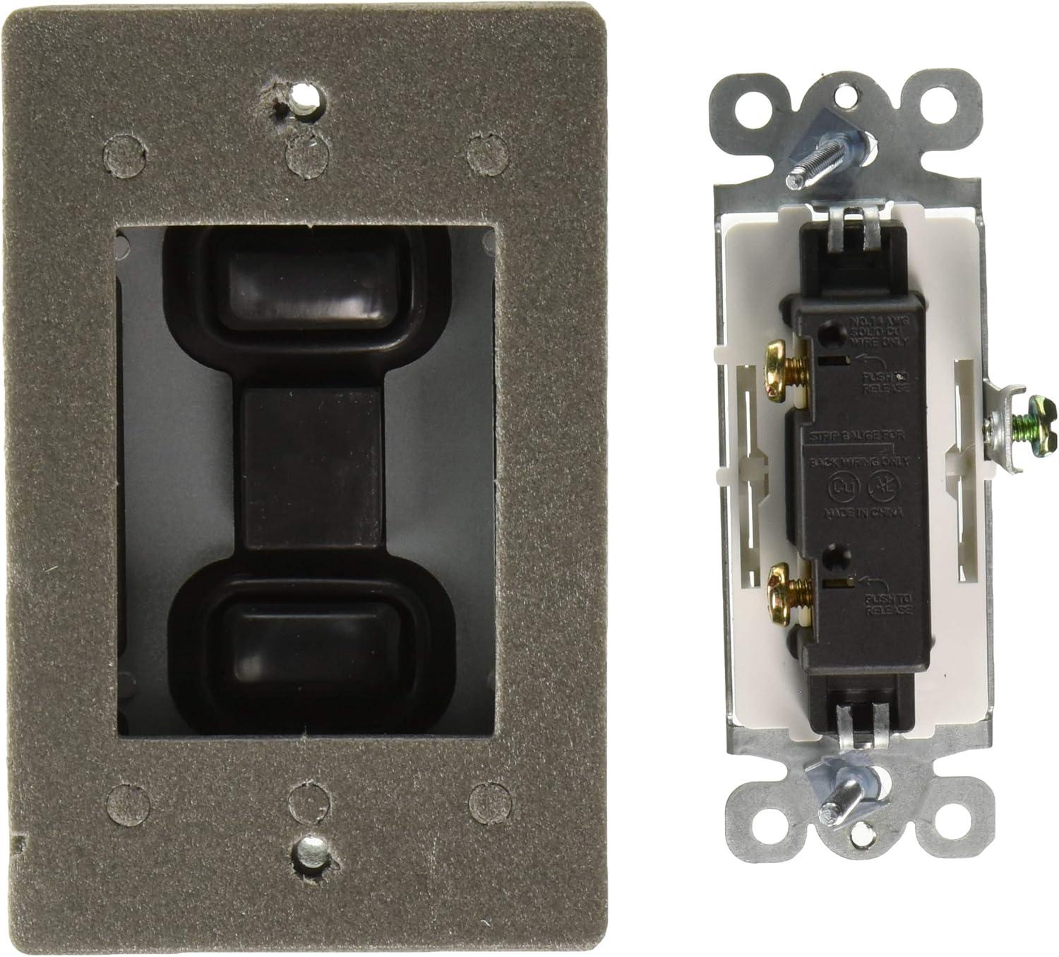 Bell 1g Gy Wp Cvr & Switch 5122-0