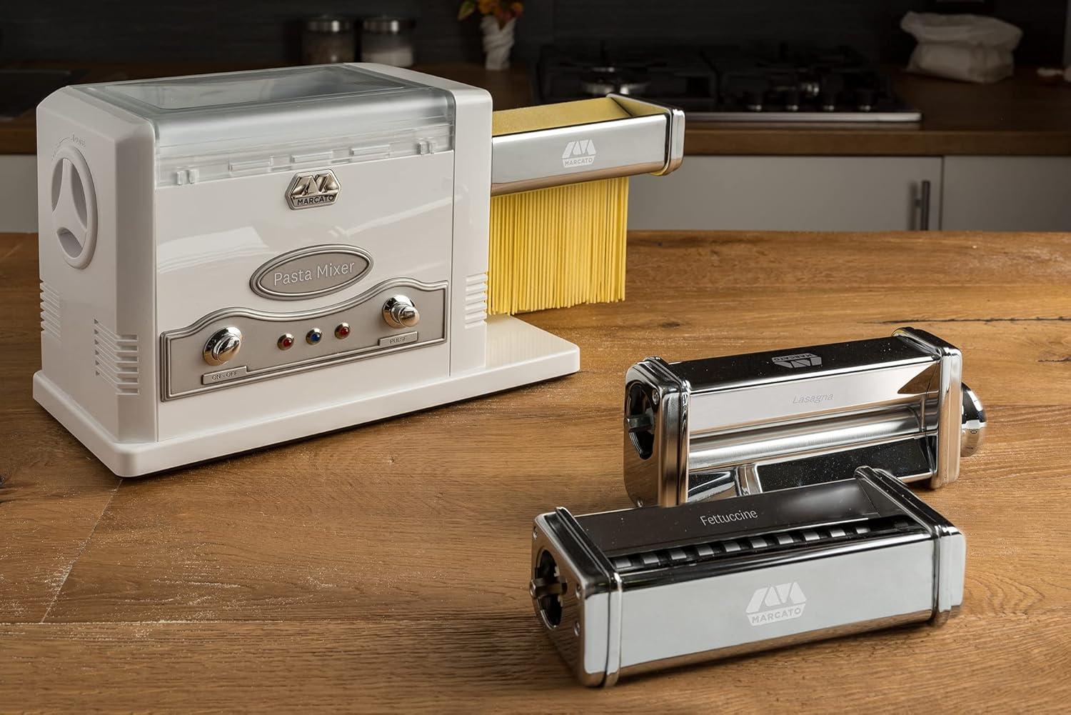 Marcato Electric Pasta Fresca Machine, Includes Lasagna, Fettuccine, Tagliolini