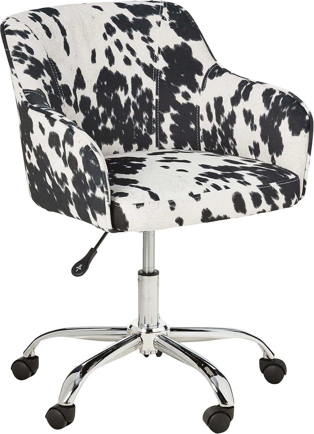 OSP Home Furnishings Bristol Task Chair with Udder Madness Domino Fabric