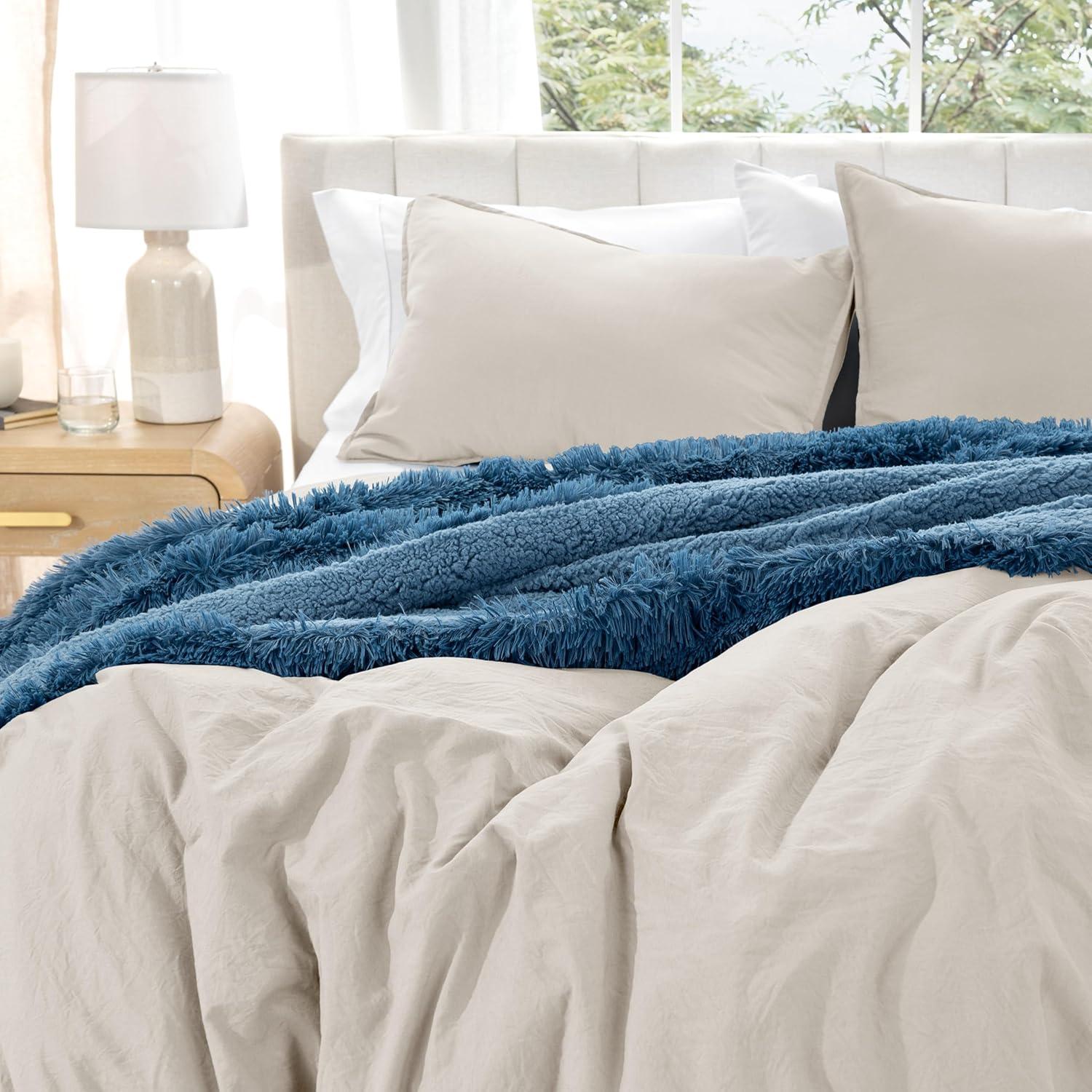 Bare Home Washed Microfiber Duvet Cover Set