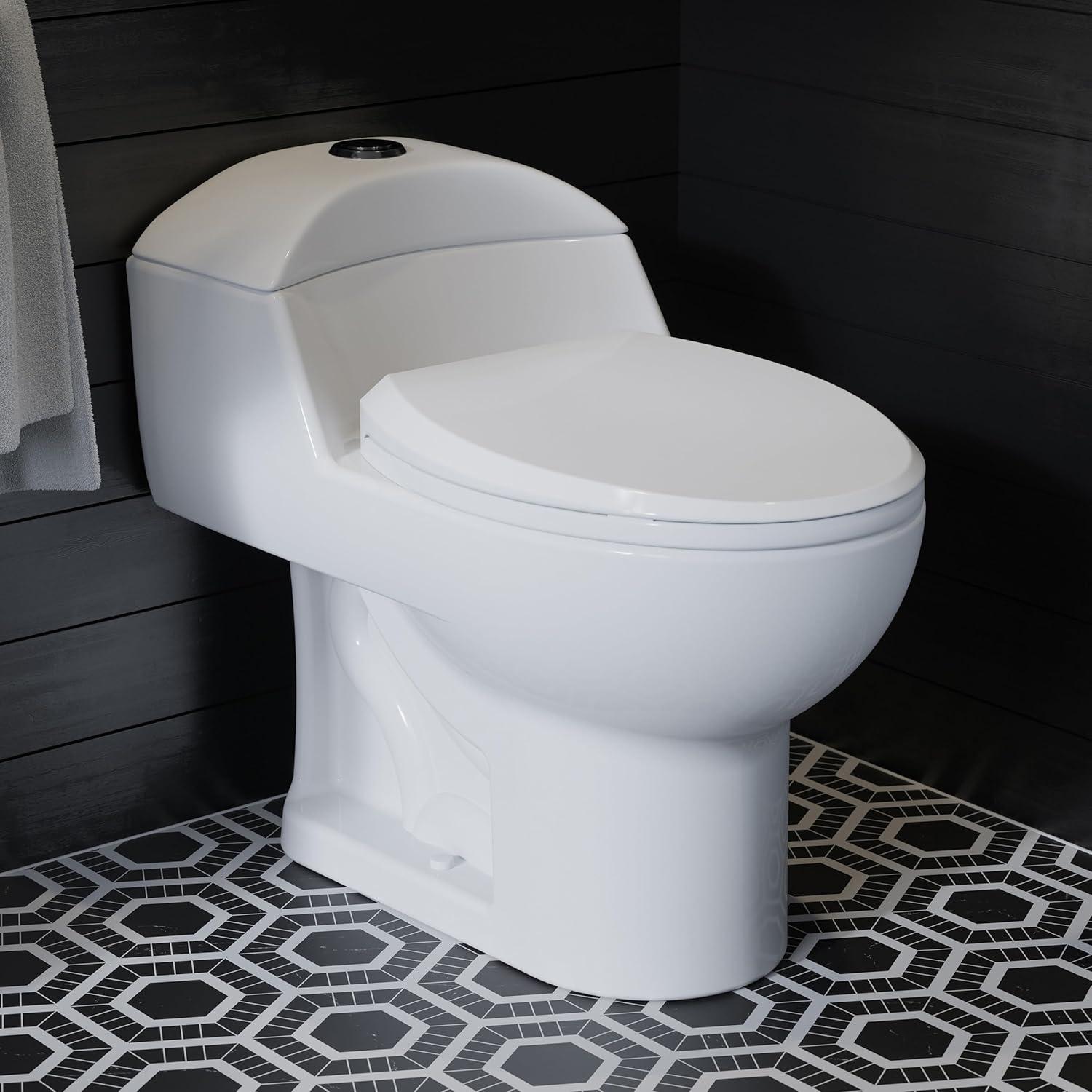 Château One Piece Elongated Toilet Dual Flush, 1.1/1.6 gpf