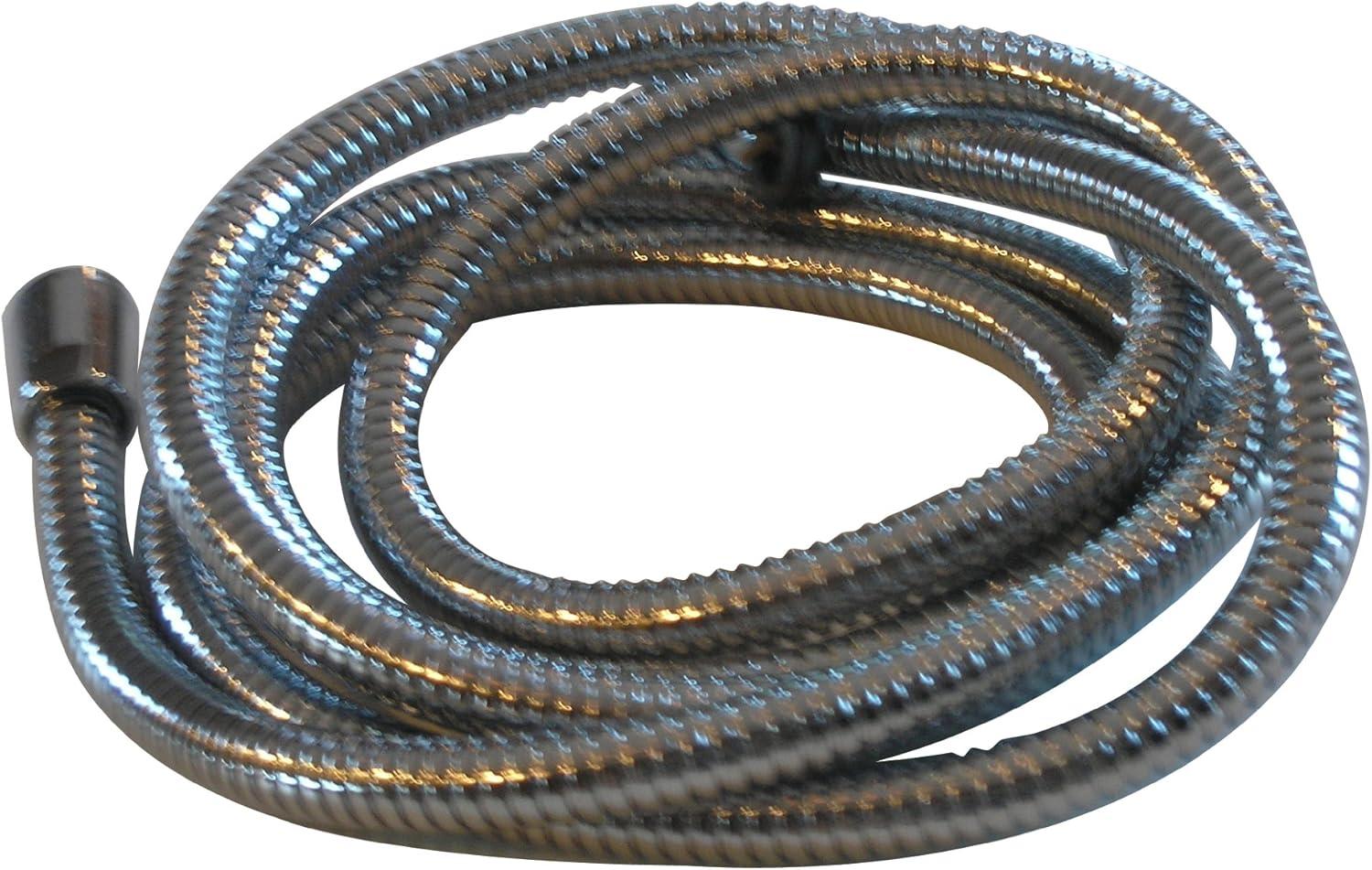 Polished Chrome 79-Inch Metal Shower Hose